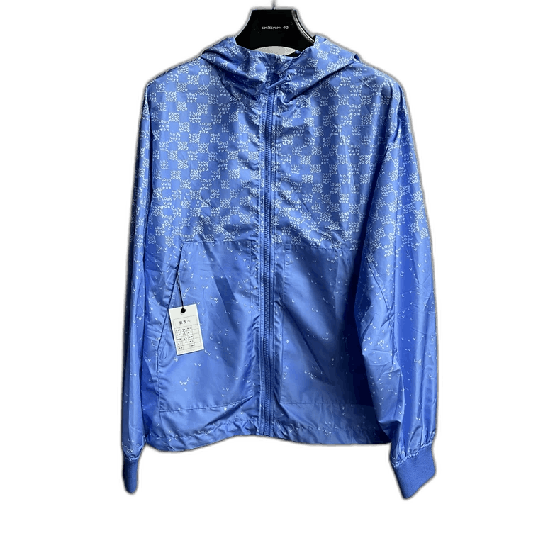 Louis Vuitton Blue Patterned Windbreaker Jacket by Louis Vuitton Size US L / EU 52-54 / 3 - 1 Thumbnail