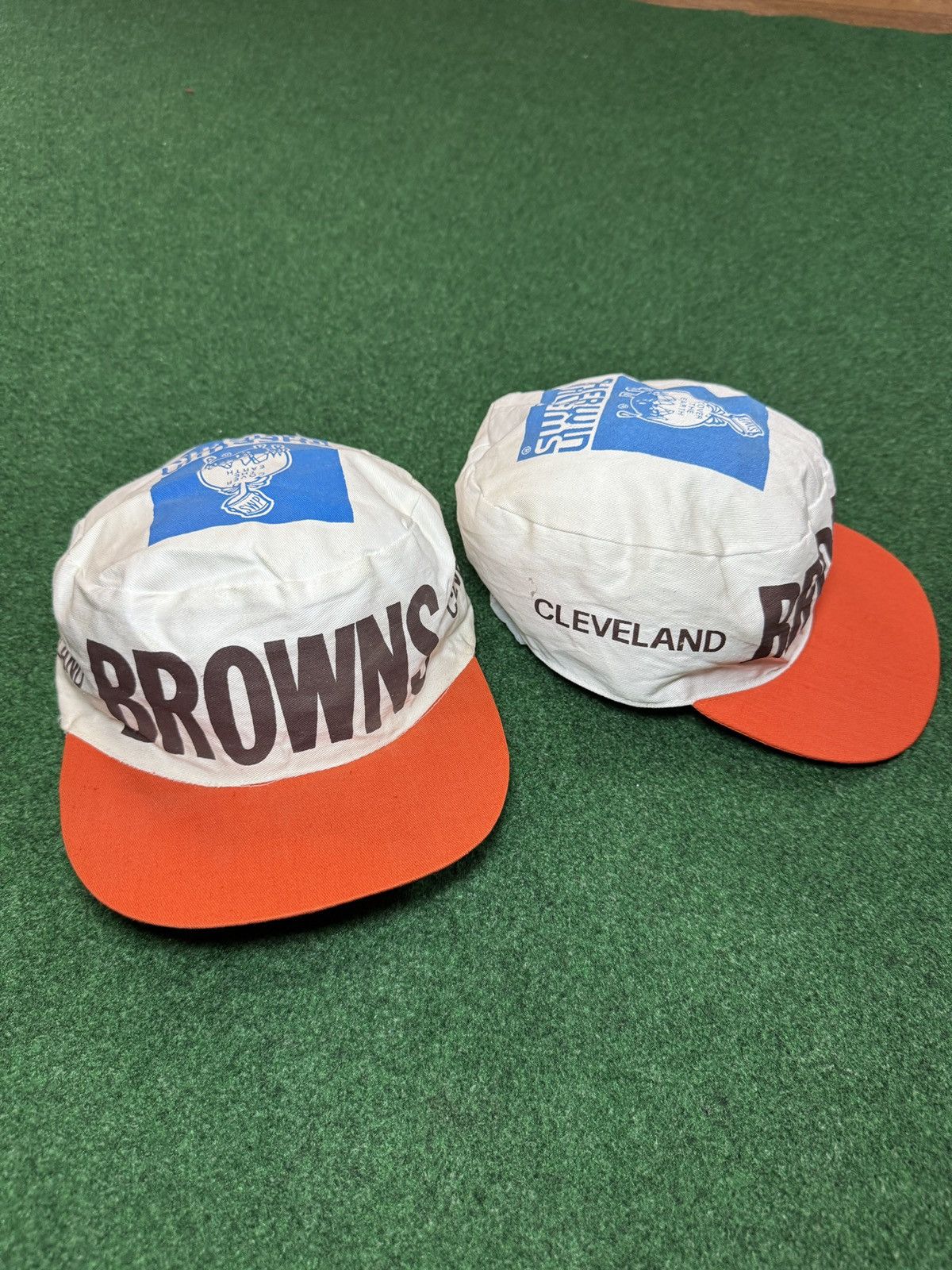 NFL Vintage 80s 90s Cleveland Browns Retro NFL Painter Cap Hats Size ONE SIZE - 1 Thumbnail