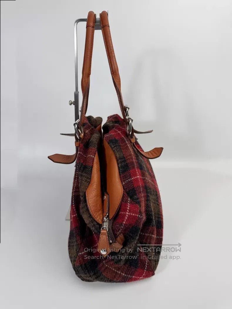Vivienne Westwood Vivienne Westwood size OS Tweed Checkered Bowling Bag/Shoul Size ONE SIZE - 4 Thumbnail