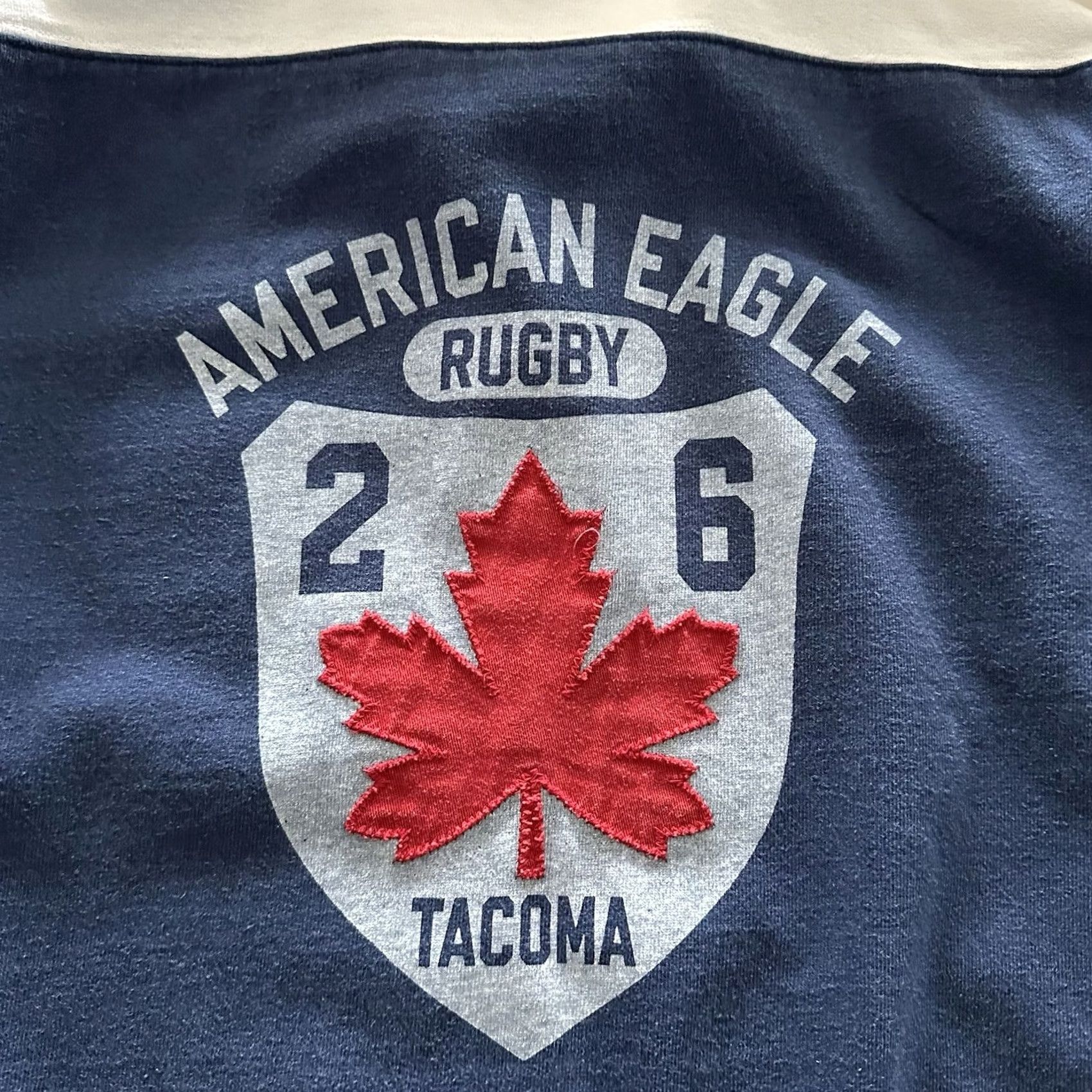 American Eagle Outfitters VINTAGE American Eagle Outfitters Rugby Polo Mens L Blue White Cotton Shirt Mens L Blue White Rugby Decade/Theme: None Size US L / EU 52-54 / 3 - 5 Thumbnail