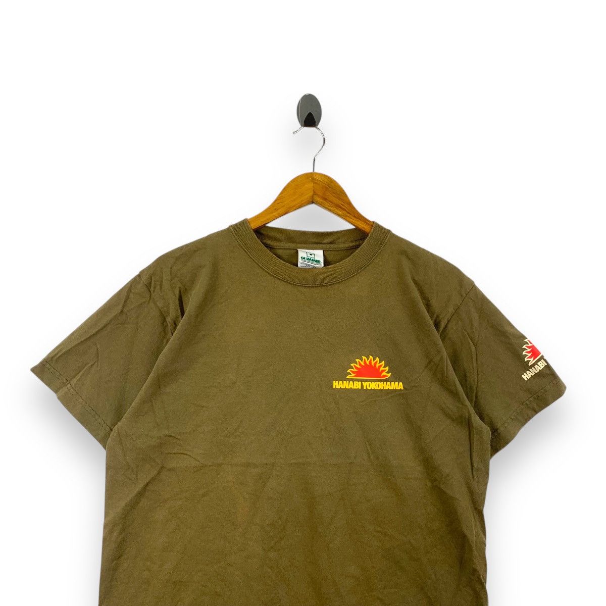 Vintage HANABI YOKOHAMA TWILIGHT Fireworks Festival Staff Tee Shirt Size US L / EU 52-54 / 3 - 4 Thumbnail