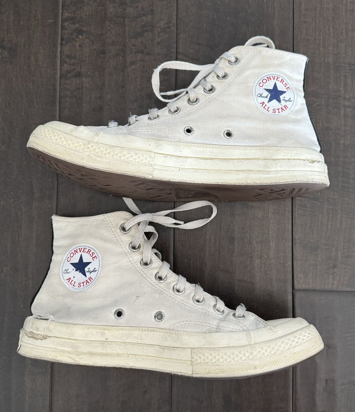 Comme des Garcons × Converse Converse X Comme Des Garcons Hi-Tops Size US 10 / IT 40 - 3 Thumbnail