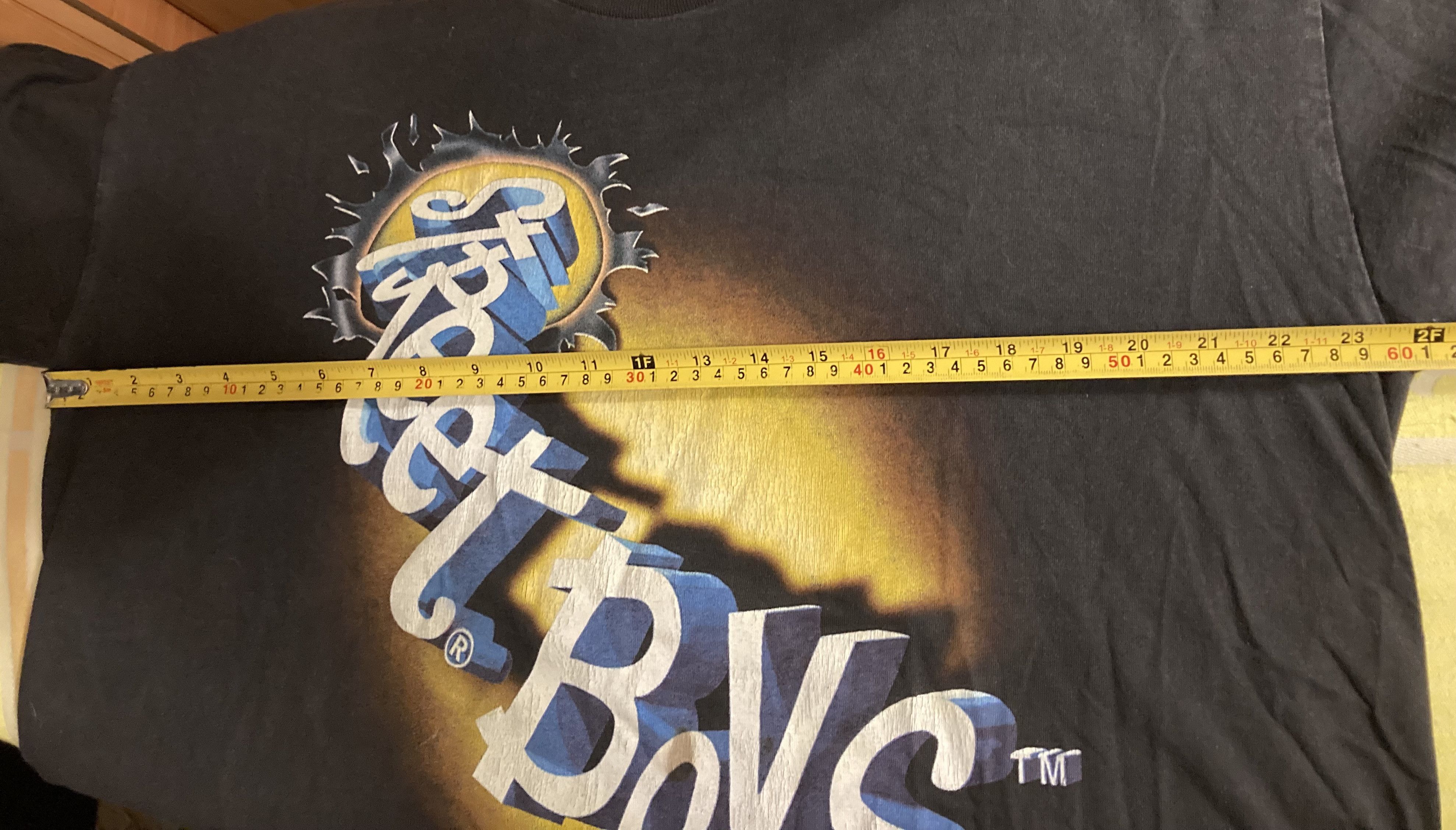 Band Tees Rare Vintage 1995 Official Backstreet Boys 3D Logo T-Shirt Size US XL / EU 56 / 4 - 14 Thumbnail