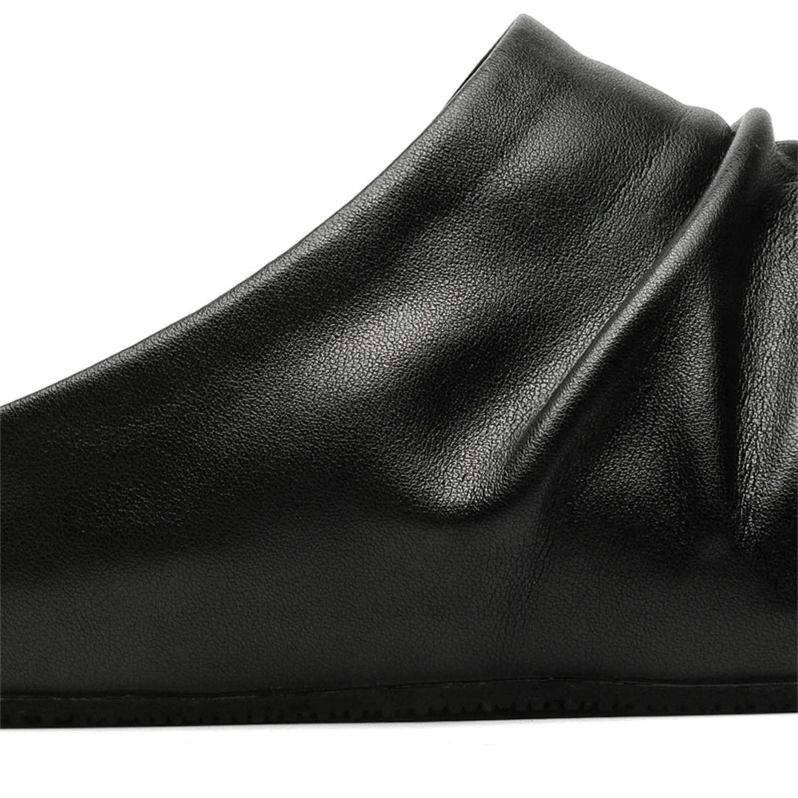 Leather Pleated Leather Slip-On Mules Size US 9 / EU 42 - 8 Thumbnail