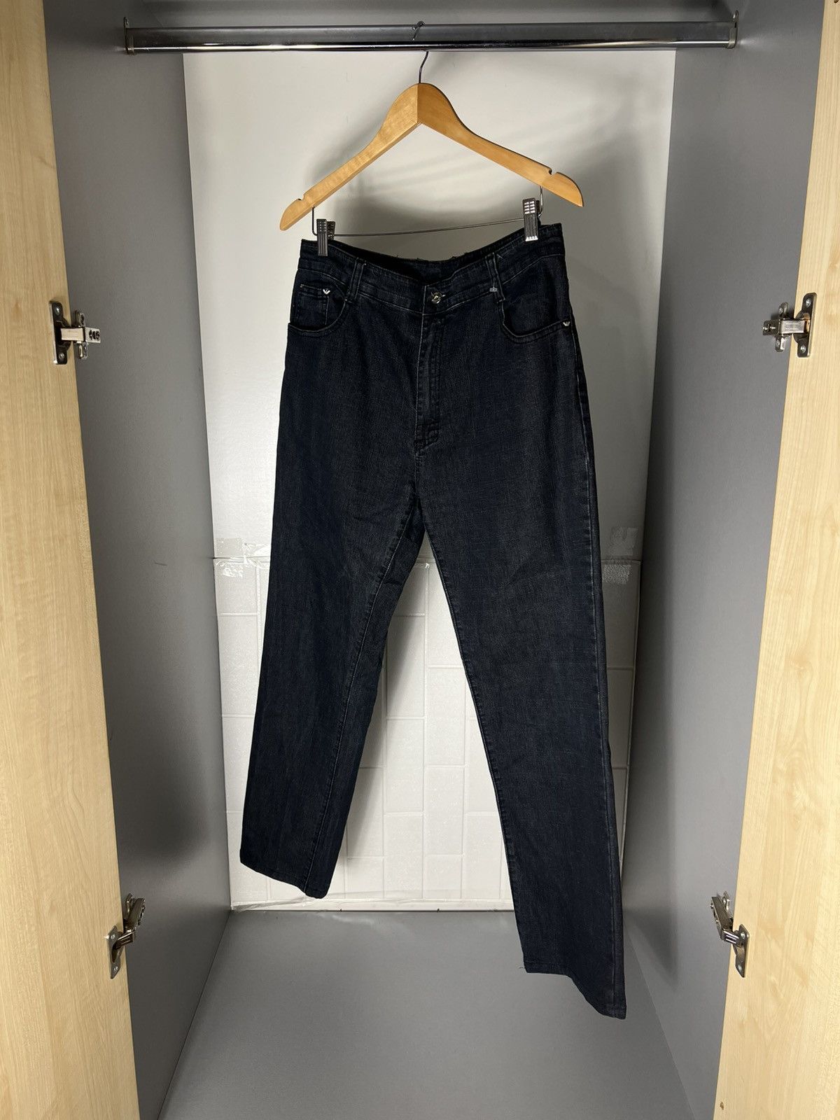 Emporio Armani VINTAGE EMPORIO ARMANI JEANS ITALIAN DESIGNER CASUAL Y2K 90s Size US 38 / EU 54 - 9 Thumbnail