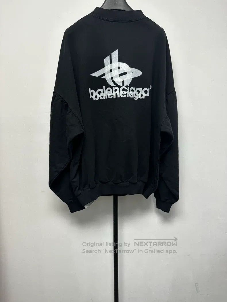 Balenciaga Balenciaga Letter Printed Casual Hooded Long Sleeve Sweats Size US M / EU 48-50 / 2 - 2 Thumbnail