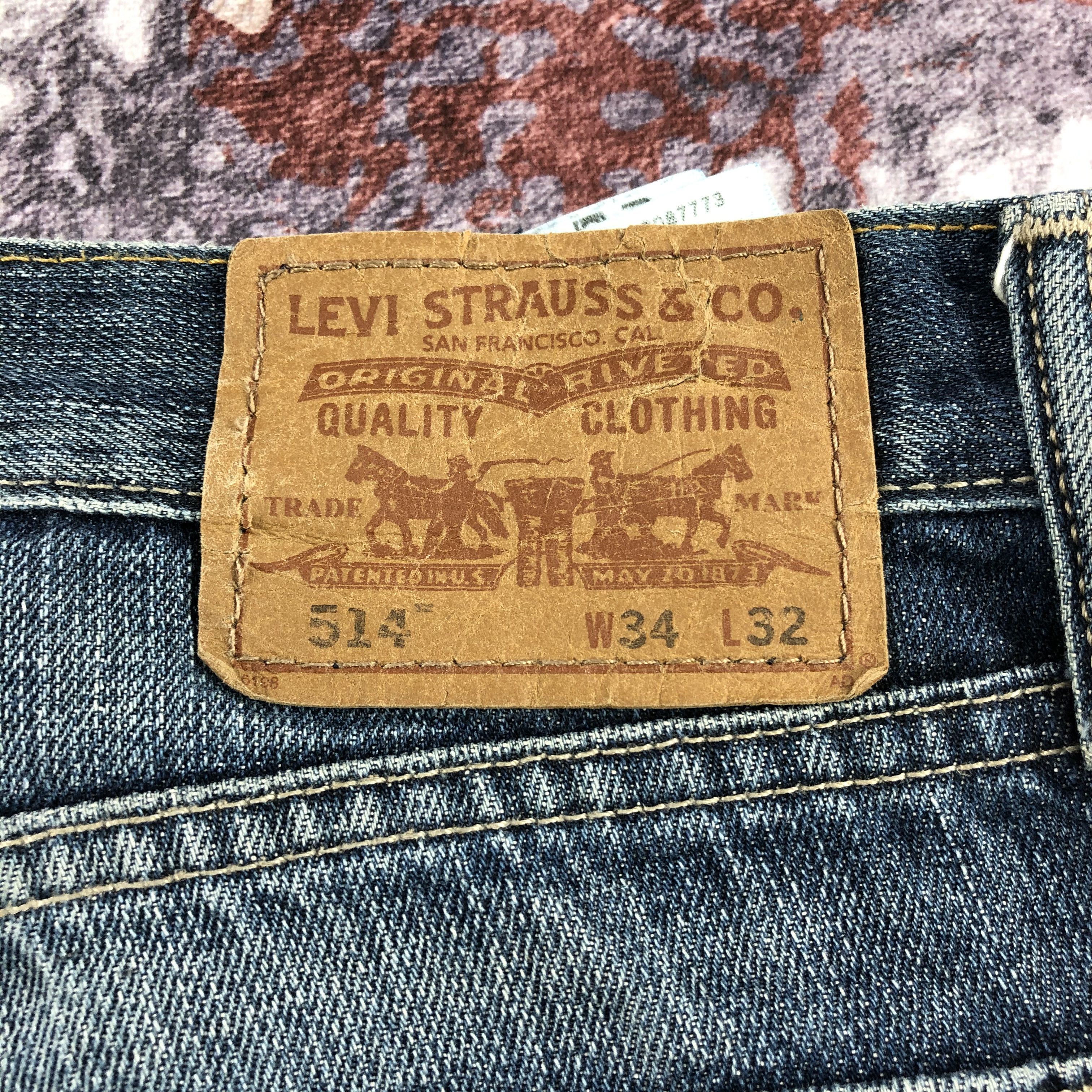 Levi's × Vintage Vintage Blue Wash Levis 514 Jeans-JM2334 Size US 36 / EU 52 - 6 Thumbnail