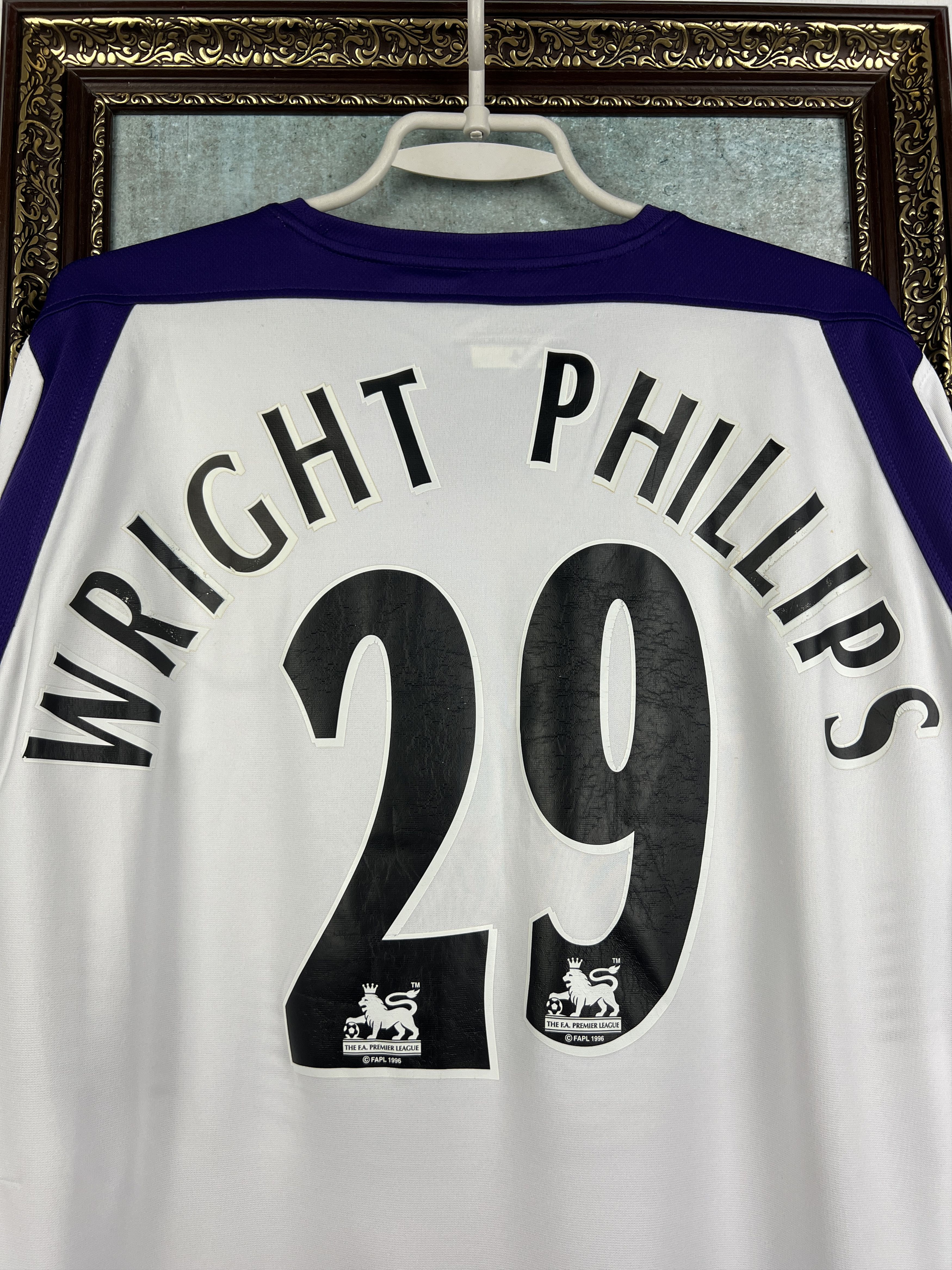 Reebok Manchester City football shirt #29 Wright Phillips Jersey Size US XL / EU 56 / 4 - 11 Thumbnail