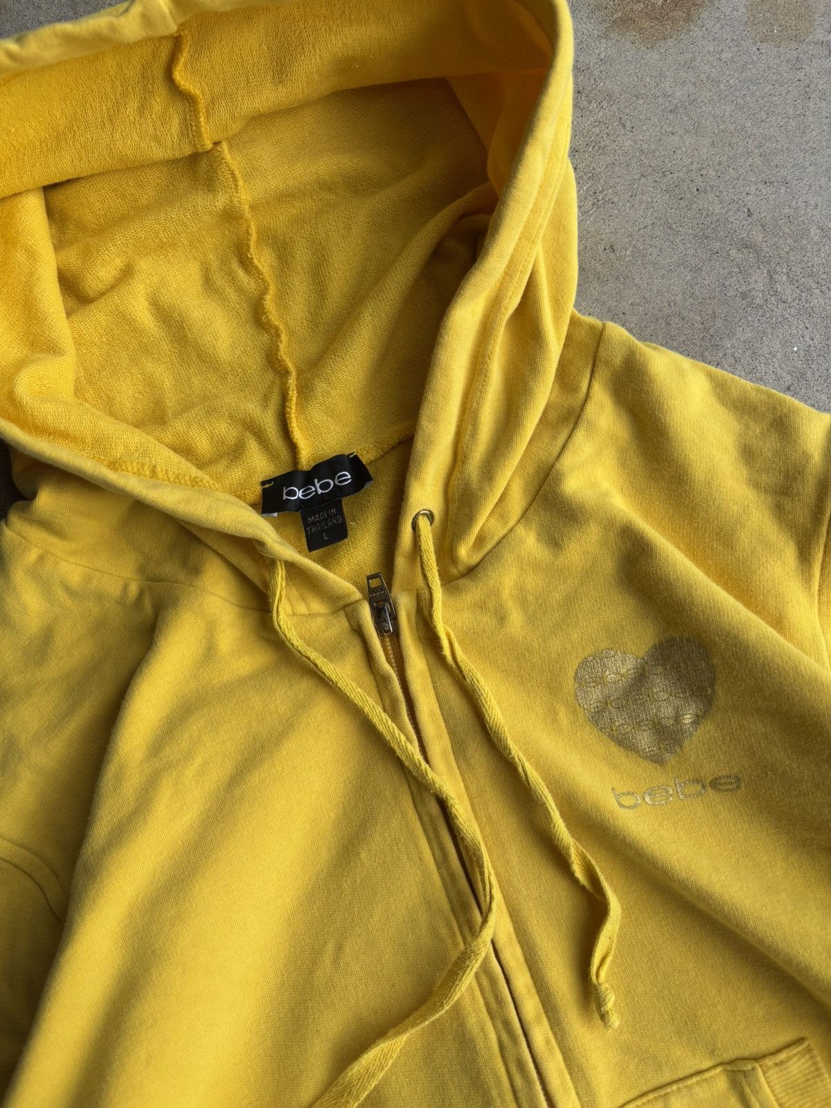 Bebe Vintage Bebe Classic Y2K Iconic Tight Fit Women's Hoodie Size M / US 6-8 / IT 42-44 - 3 Thumbnail