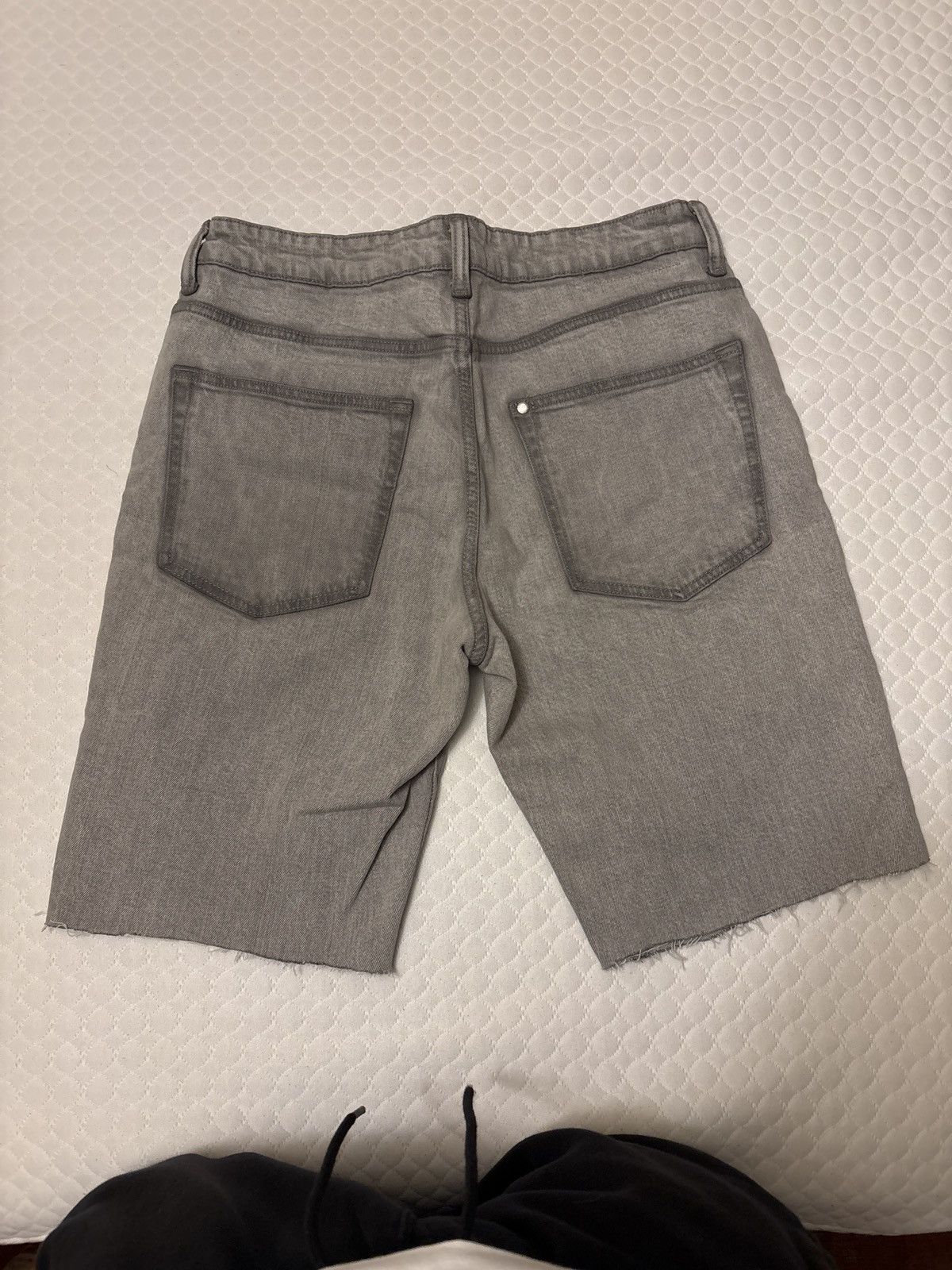 H&M Grey denim jorts Size US 33 - 2 Thumbnail