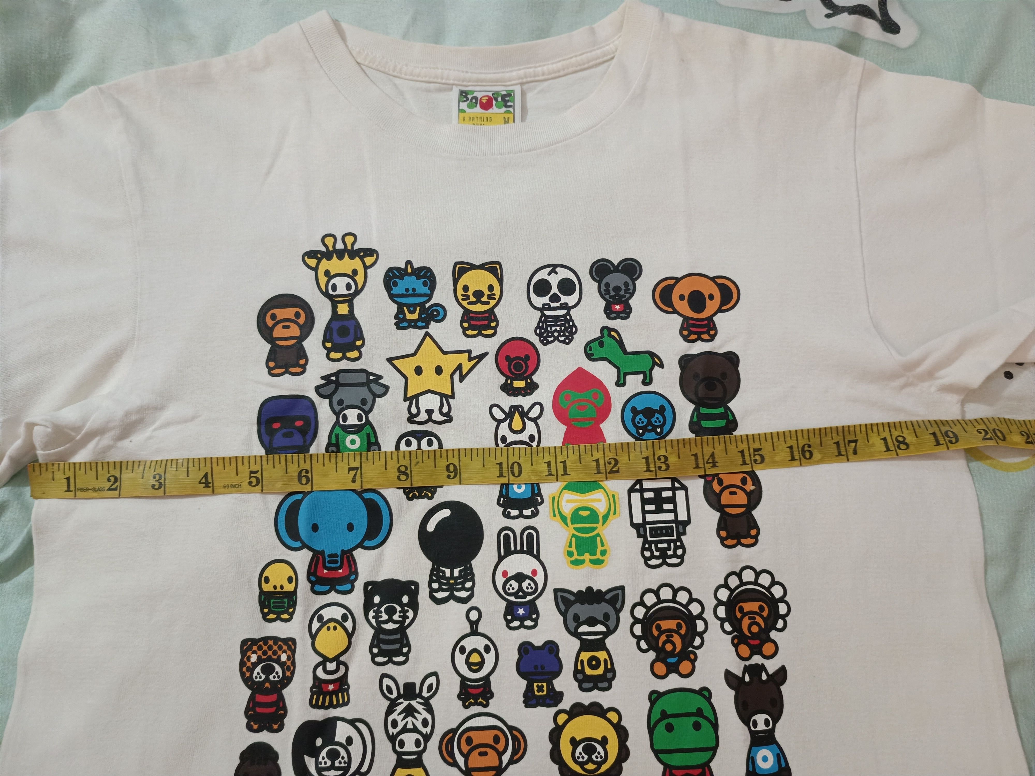 Bape A Bathing Ape Babymilo All Character T Shirt Size US M / EU 48-50 / 2 - 6 Thumbnail