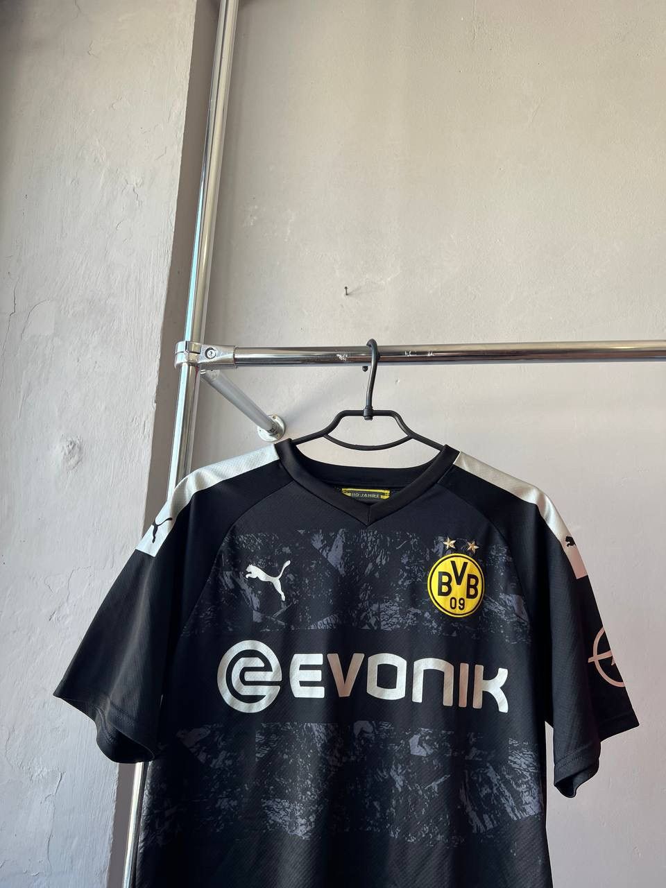 Puma 2019/20 BORUSSIA DORTMUND #7 SANCHO AWAY SOCCER JERSEY SHIRT Size US L / EU 52-54 / 3 - 6 Thumbnail