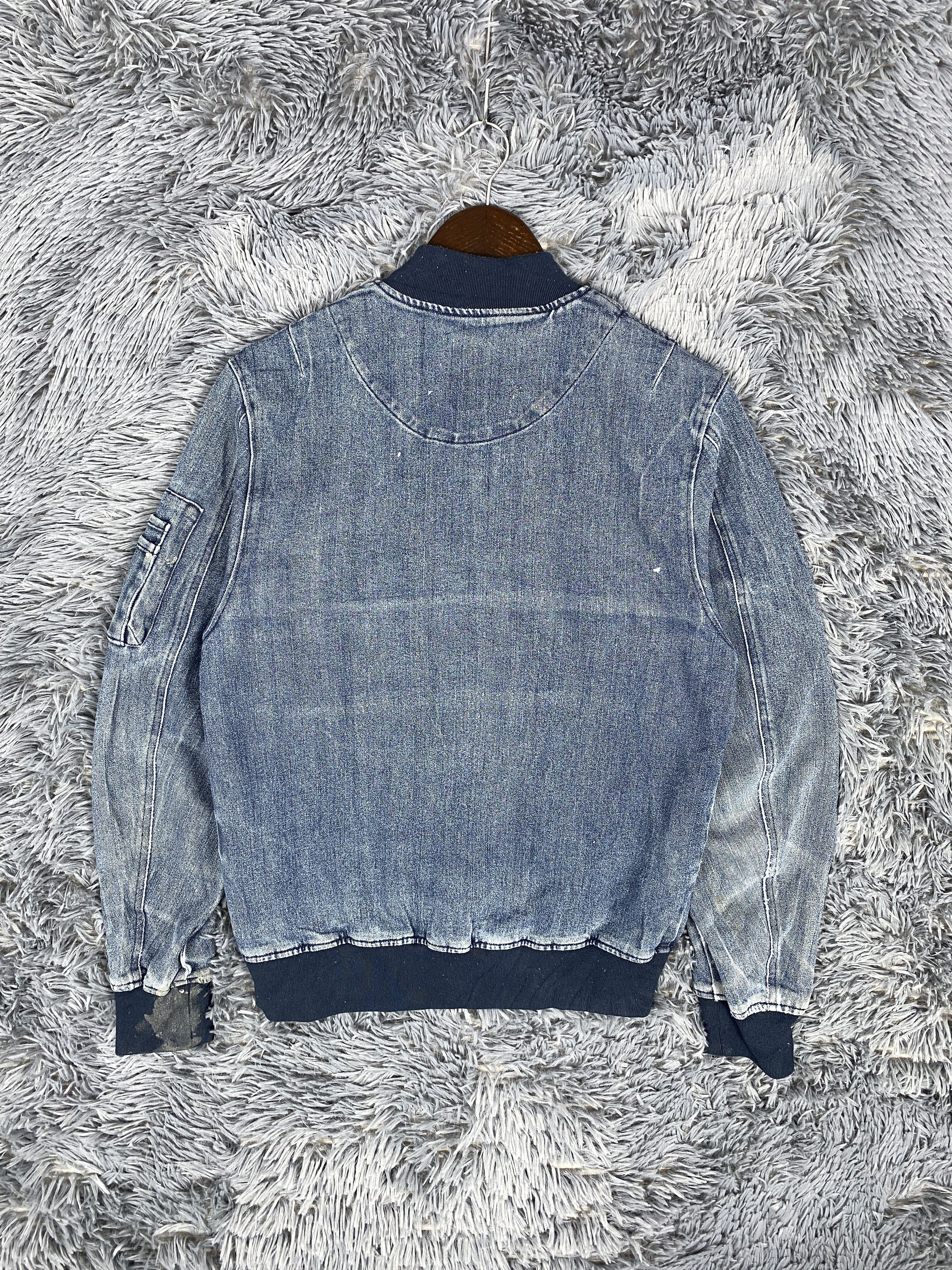 Japanese Brand Vintage Rag Machine Denim Zip Up Jacket Size US M / EU 48-50 / 2 - 6 Thumbnail