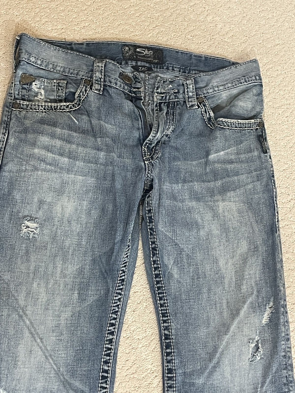 Silver Jeans Co. Men’s Silver Jeans Co Zac Relaxed Fit Jeans Size US 33 - 6 Thumbnail