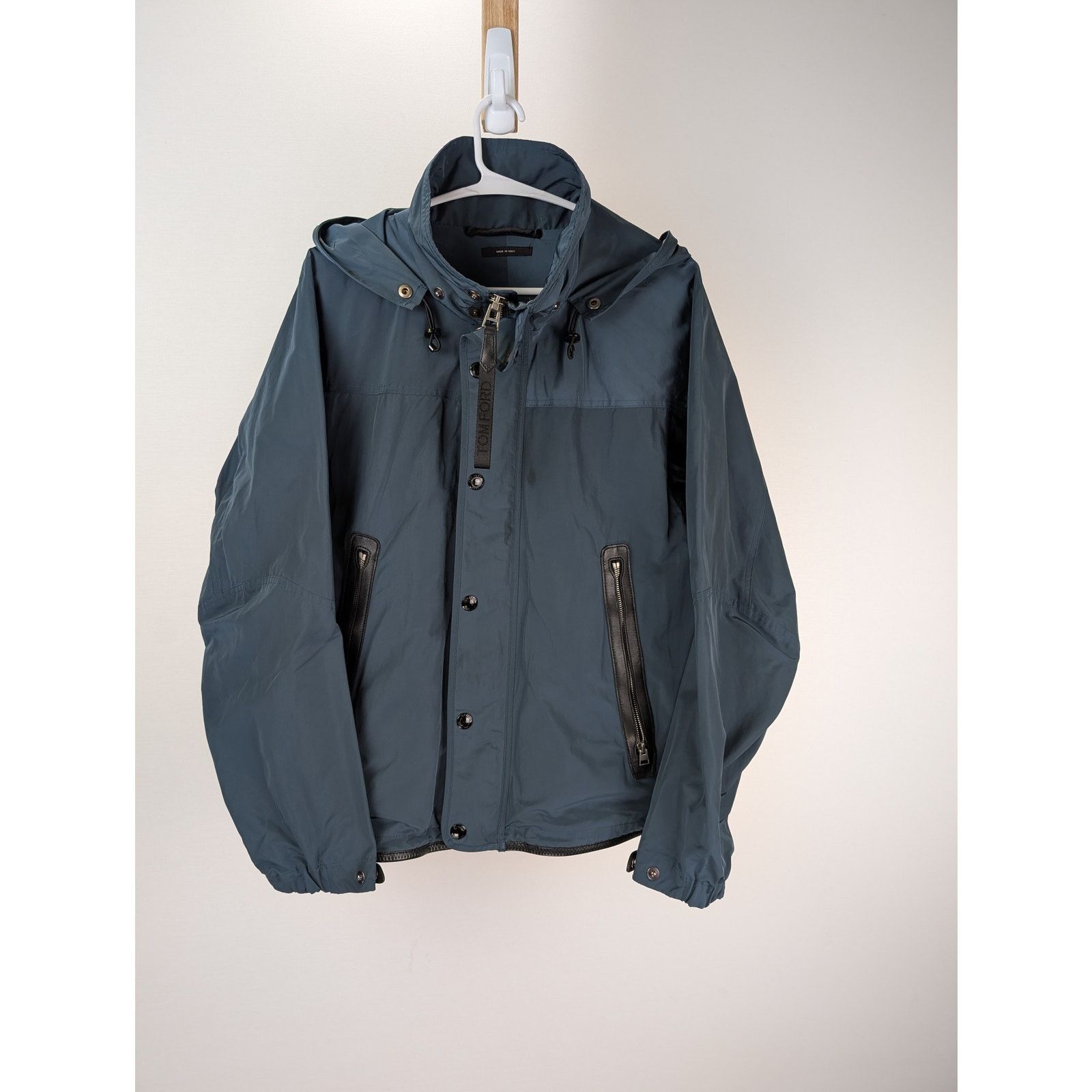 Tom Ford o1rshd1 CC20 Tech Blouson Jacket in Petrol Blue Size US M / EU 48-50 / 2 - 2 Thumbnail