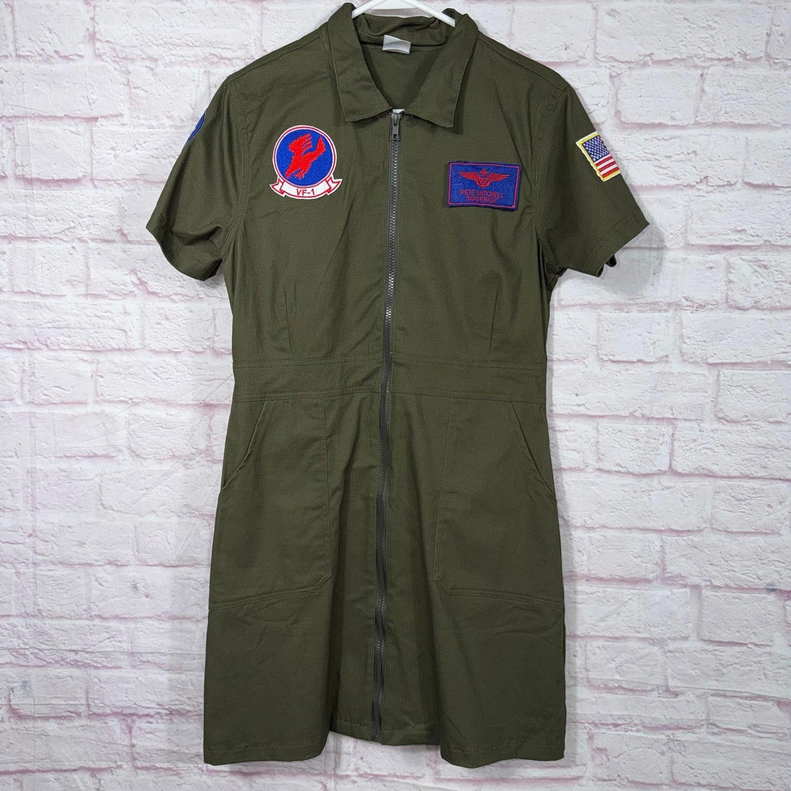 Other Top Gun Medium Women's Flight Suit Dress Size ONE SIZE - 1 Thumbnail