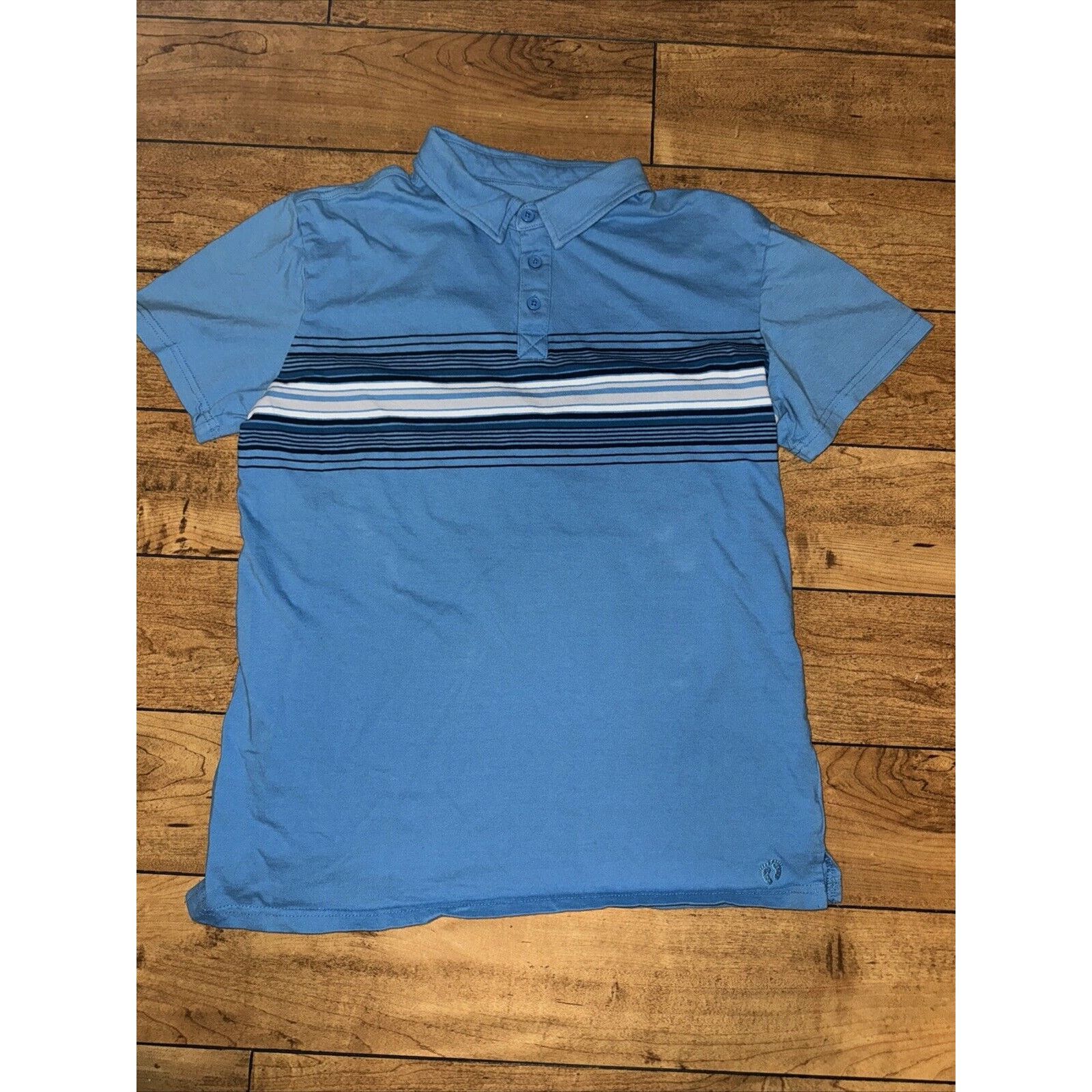Hang Ten × Vintage Medium Hang Ten Blue Teal Polo Shirt Surfing Beach Summer Size US M / EU 48-50 / 2 - 1 Thumbnail