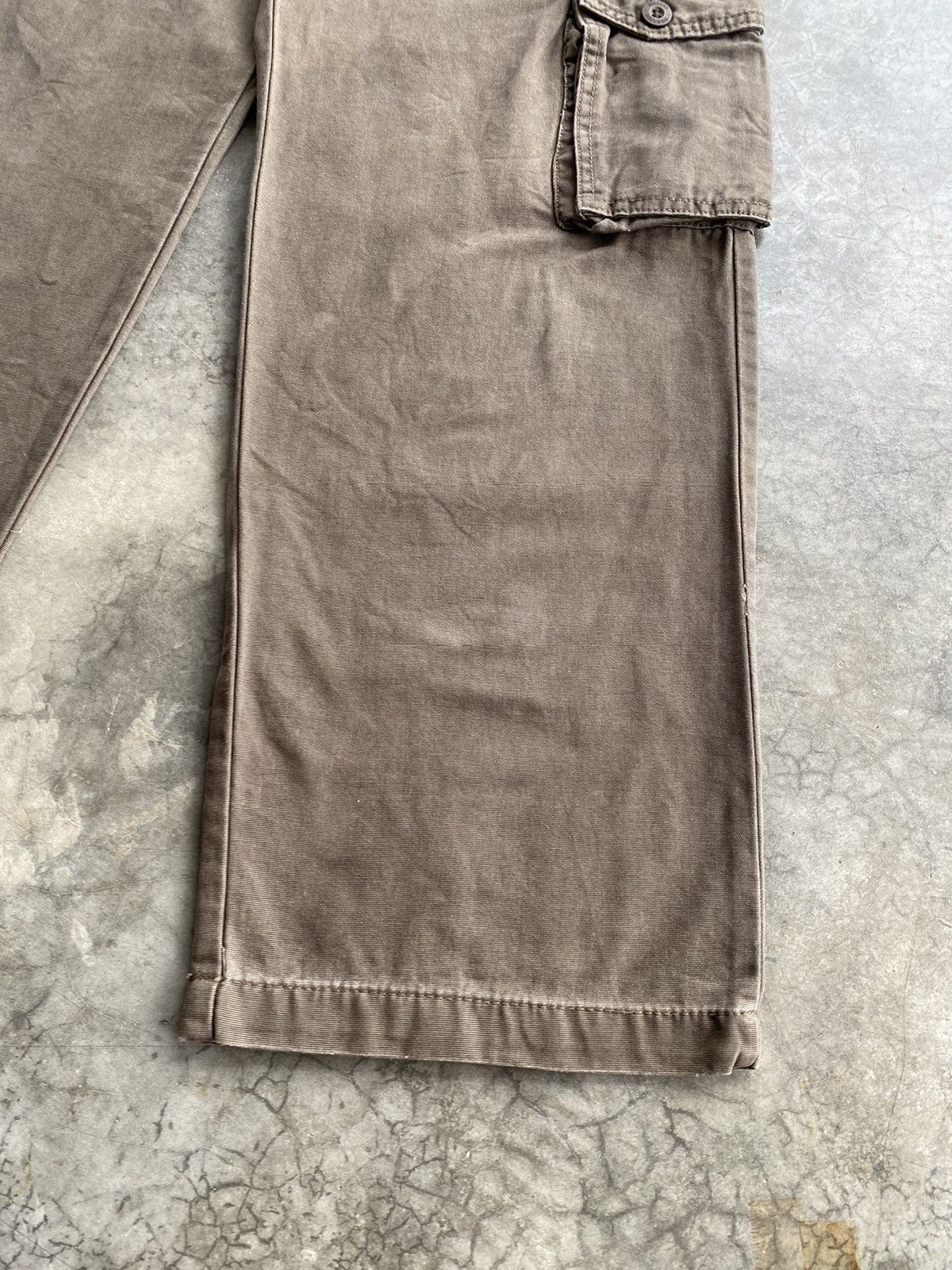 JNCO × Japanese Brand Baggy Jeans Green Source Sun Faded Chocolate/Green Cargo Size US 30 / EU 46 - 3 Thumbnail