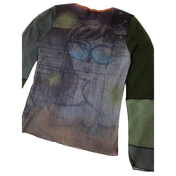 Cop Copine Cop Copine Mesh Top y2k Girl Size ONE SIZE - 4 Thumbnail