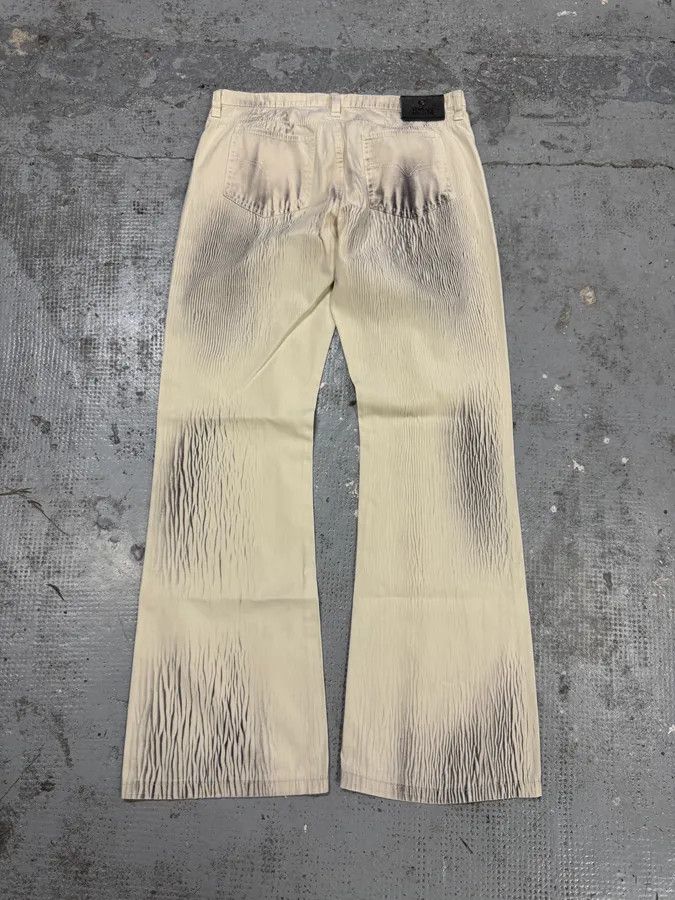 Versace AW2004 Versace Overprint White Pants Size US 28 / EU 44 - 2 Thumbnail