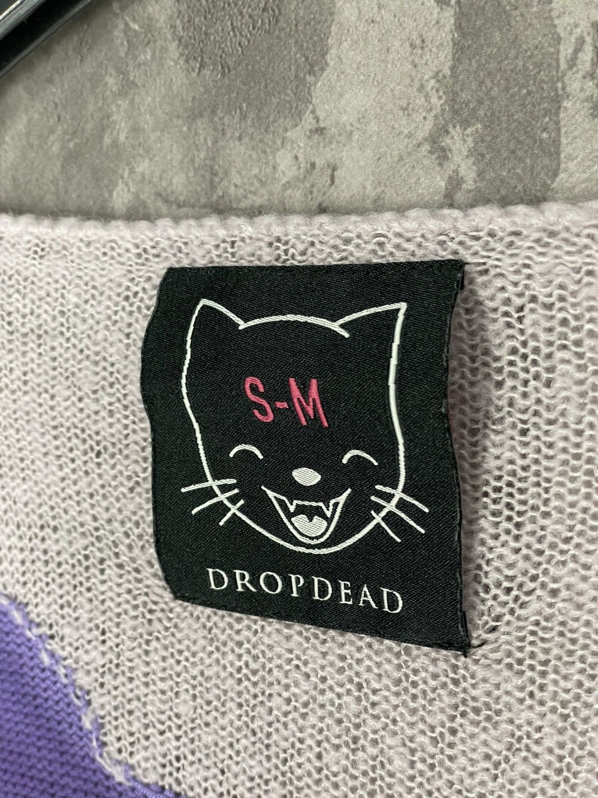 Drop Dead Clothing × Japanese Brand AVANT GARDE Y2K UNICORN PURPLE DROP DEAD KNIT SWEATER Size M / US 6-8 / IT 42-44 - 8 Thumbnail