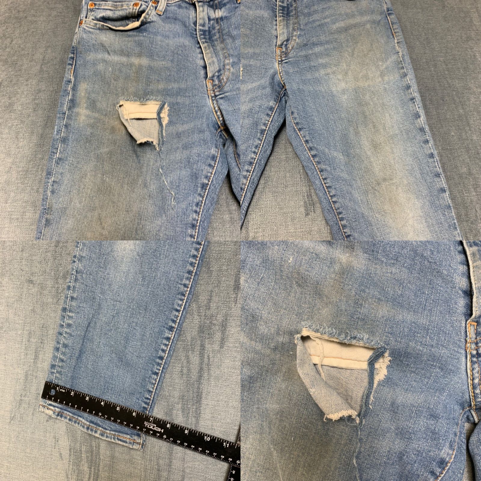 Levi's Levi's 511 Premium Slim Fit Jeans Mens 34x30 Blue Denim Performance Straight Leg Size US 34 / EU 50 - 9 Thumbnail