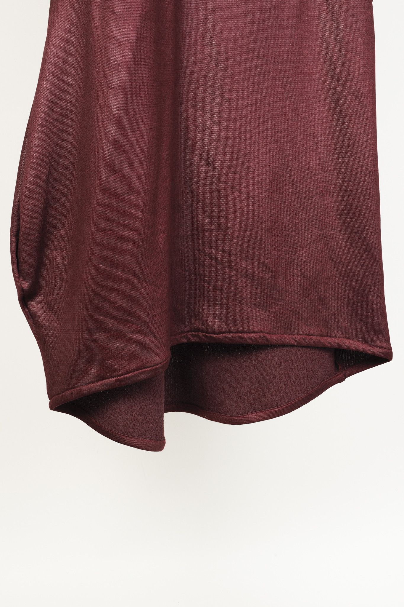 Other Bellinky Burgundy Shiny French Terry Maxi Dress Size M / US 6-8 / IT 42-44 - 6 Thumbnail