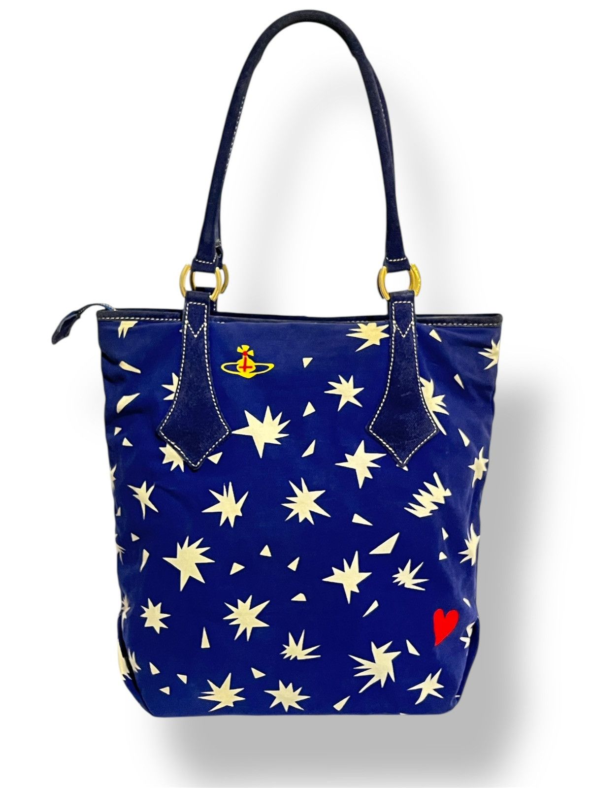 Vivienne Westwood Star Orbs Tote Bag in Blue, Women's
