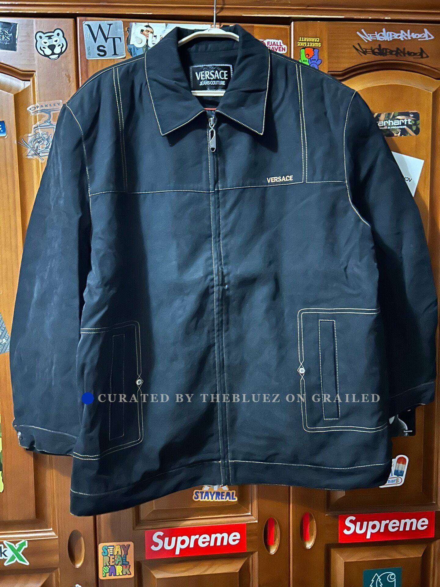 Versace Versace Suede Jacket XXL Size US XXL / EU 58 / 5 - 1 Thumbnail