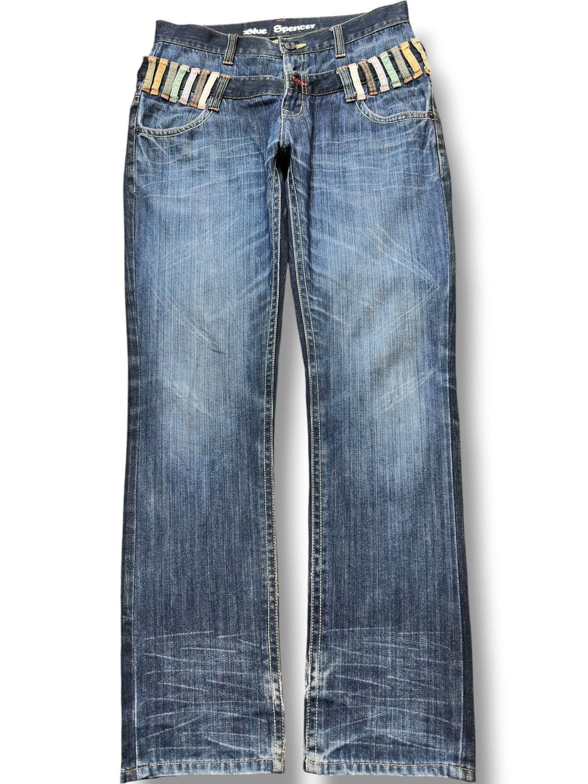 Hysteric Glamour Vintage Blue Spencer Double Waist Clawkmark Denim Size US 32 / EU 48 - 1 Thumbnail