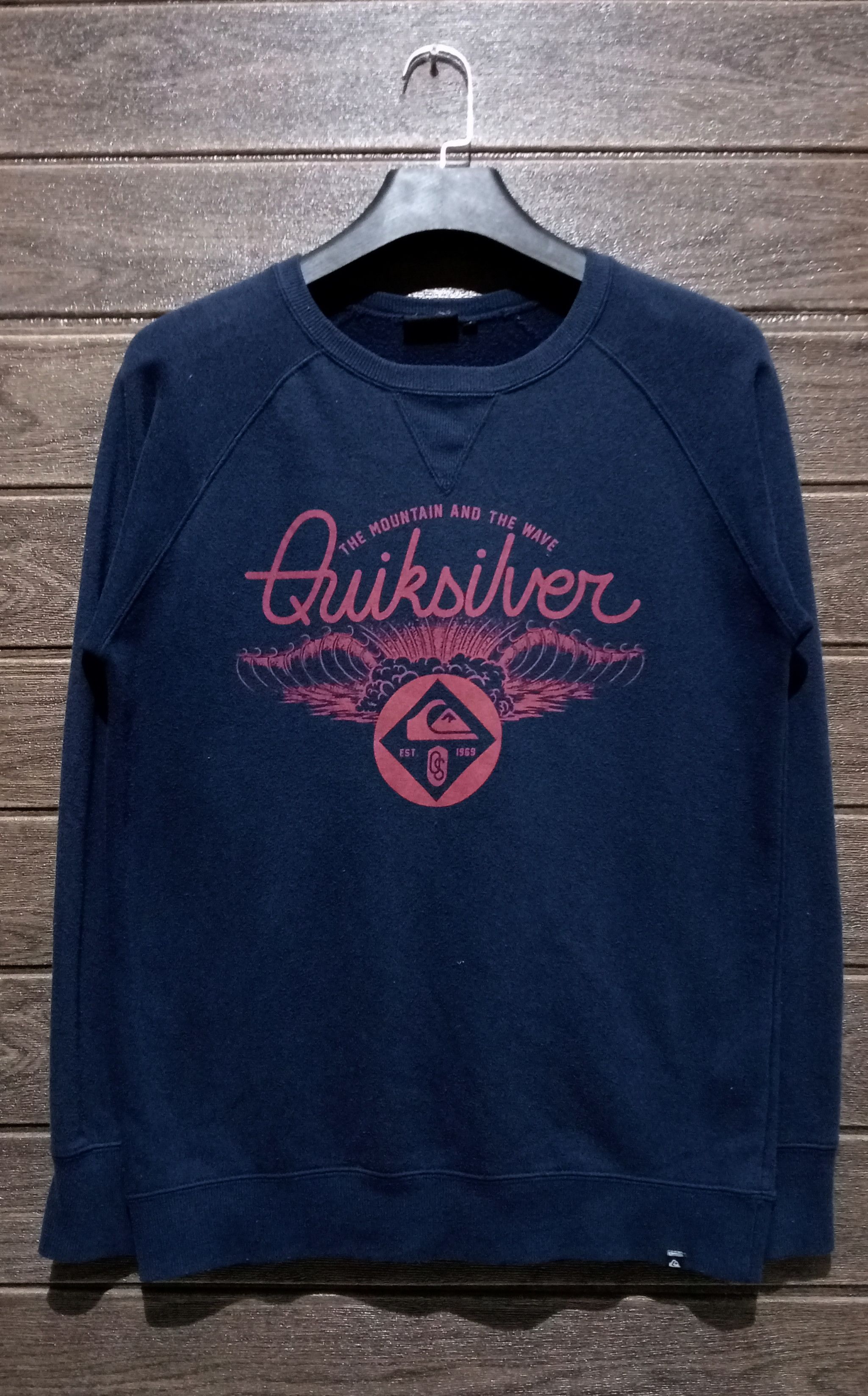 Quiksilver Vintage Quiksilver Crewneck Sweatshirt RARE Size US L / EU 52-54 / 3 - 1 Thumbnail