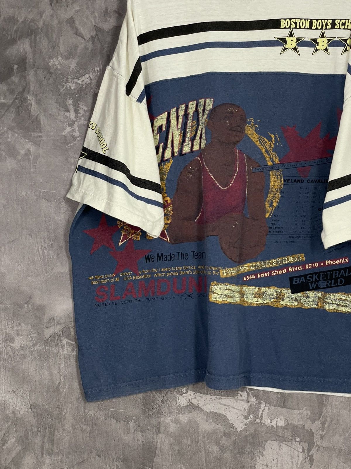NBA × Vintage Vintage Boston Boys t shirt officially Licensed basketball Size US XL / EU 56 / 4 - 5 Thumbnail
