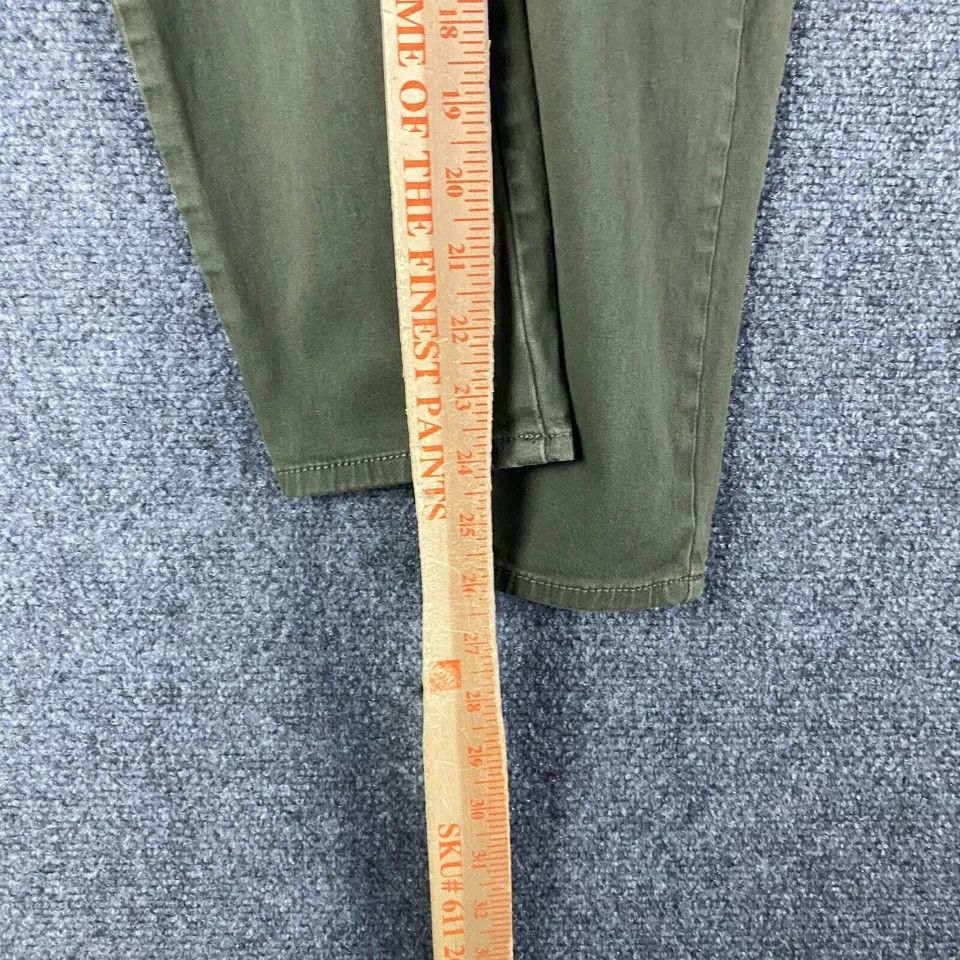 DL1961 DL1961 Jeans Women's 26 Green Drop Crotch Tapered Cotton Size 26" / US 2 / IT 38 - 5 Thumbnail