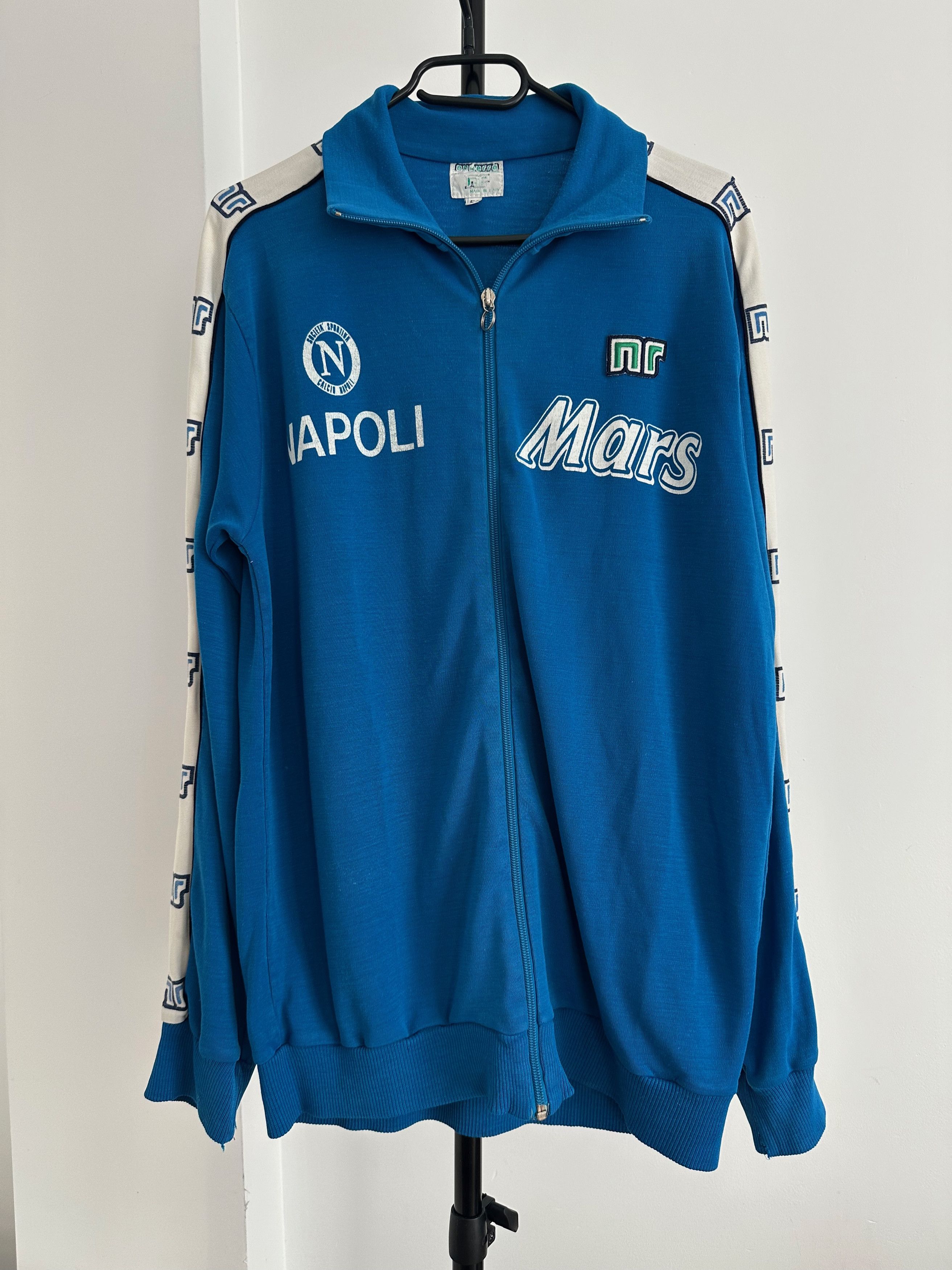 Vintage RARE 1989 NR Napoli Maradona Mars Athletic Top jacket Size US L / EU 52-54 / 3 - 1 Thumbnail