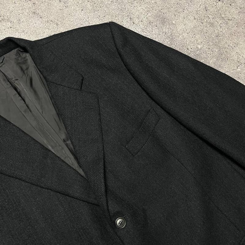 Davide Cenci Vintage Davide Cenci Wool Black Blazer Sport Coat Size 2XL Size 54L - 7 Thumbnail