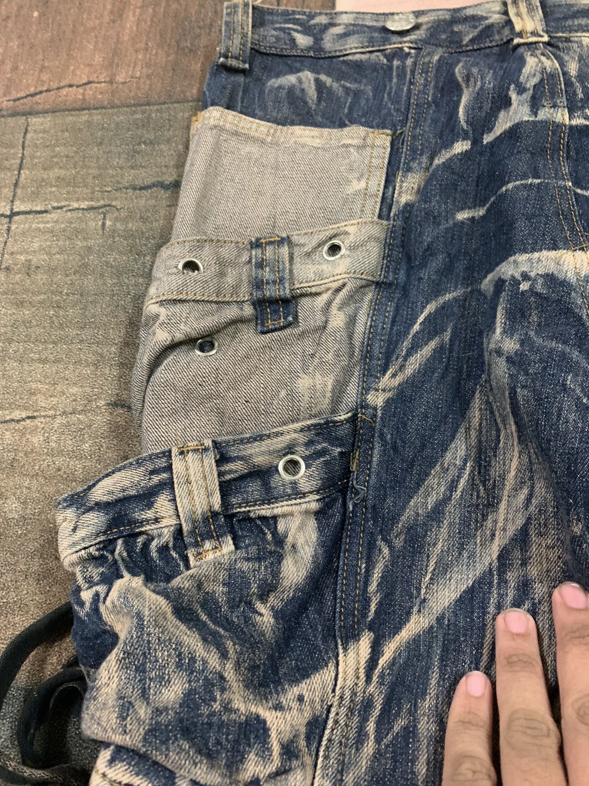 14th Addiction SUPER CRAZY rusty faded bondage style cargo Size US 31 - 12 Thumbnail