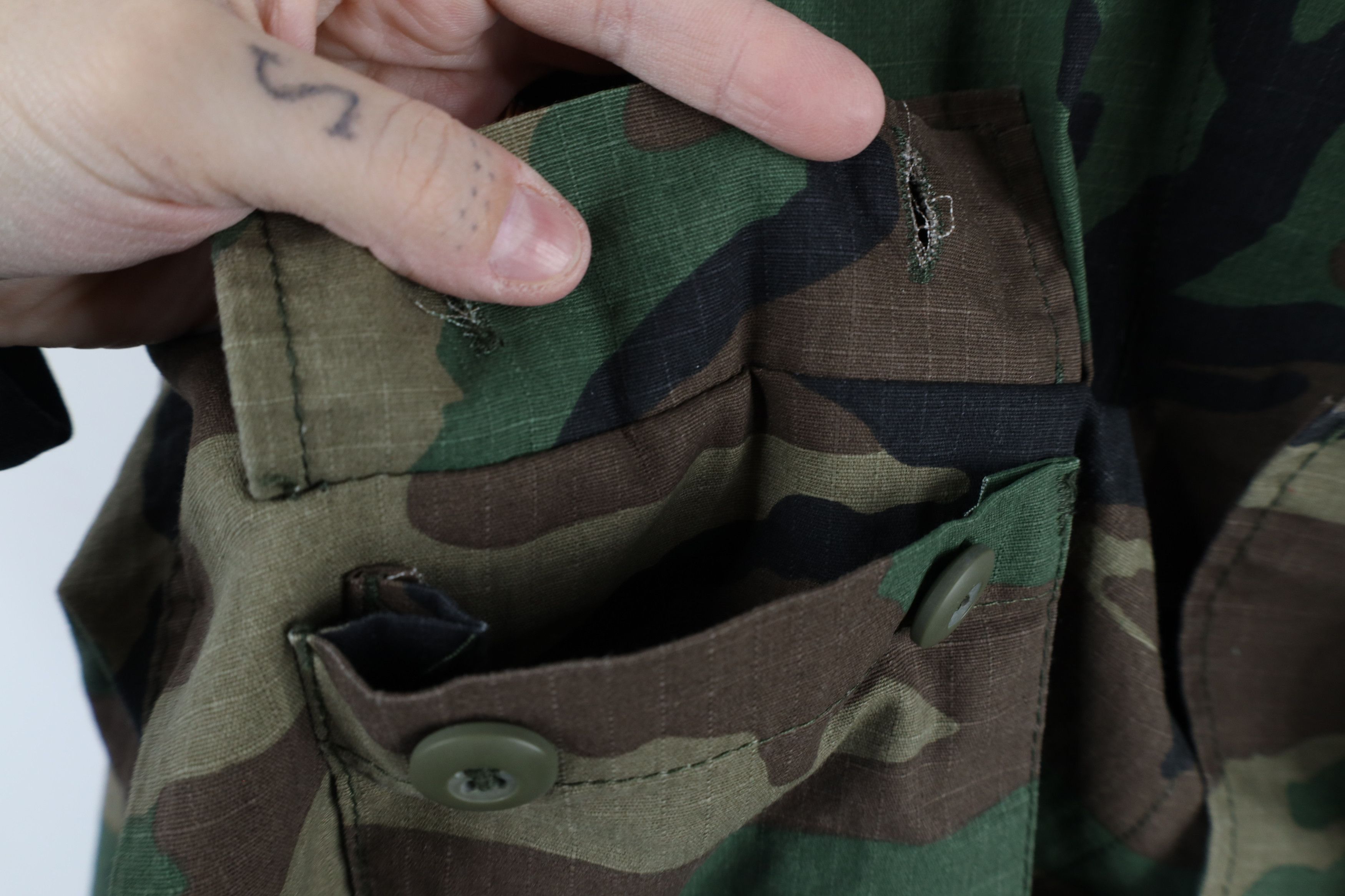 Vintage Vintage 90s Military Camouflage Field Combat Jacket USA Size US XXL / EU 58 / 5 - 5 Thumbnail