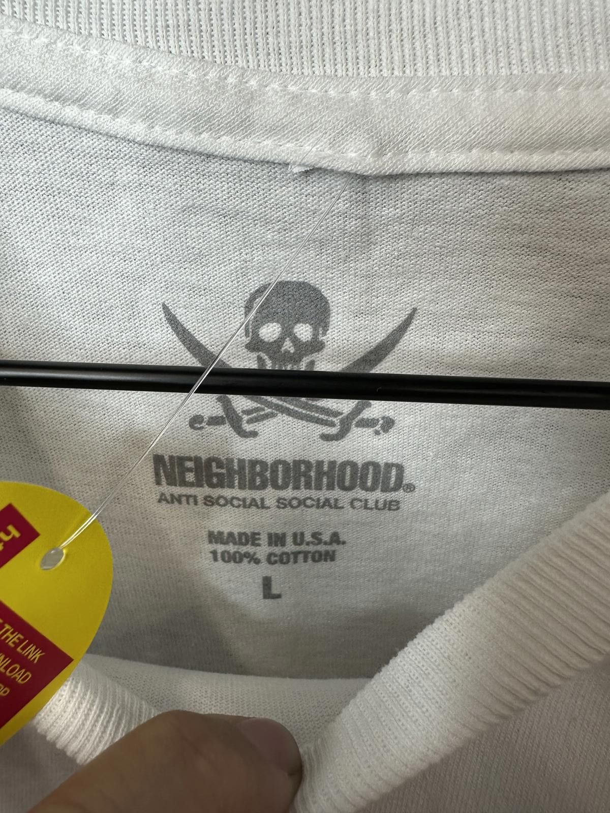 Anti Social Social Club Brand New Anti Social Social Club x Neighborhood Sz XL Size ONE SIZE - 3 Thumbnail