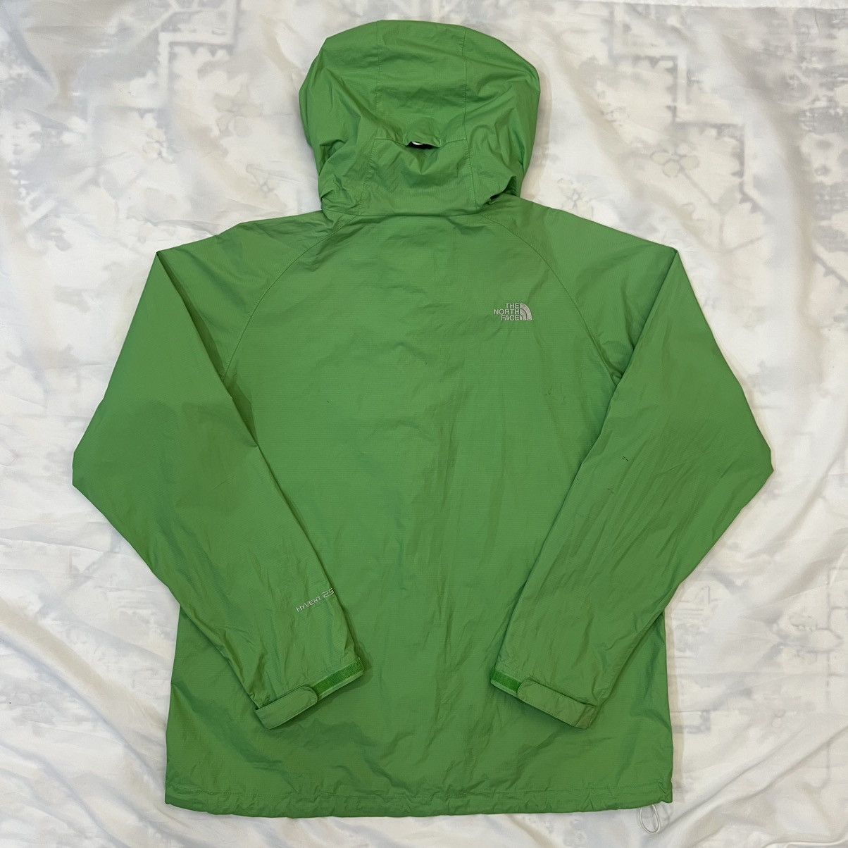 The North Face Hooded Rain Shell Jacket - Lime Green - Women's/Men's [L] Size L / US 10 / IT 46 - 4 Thumbnail