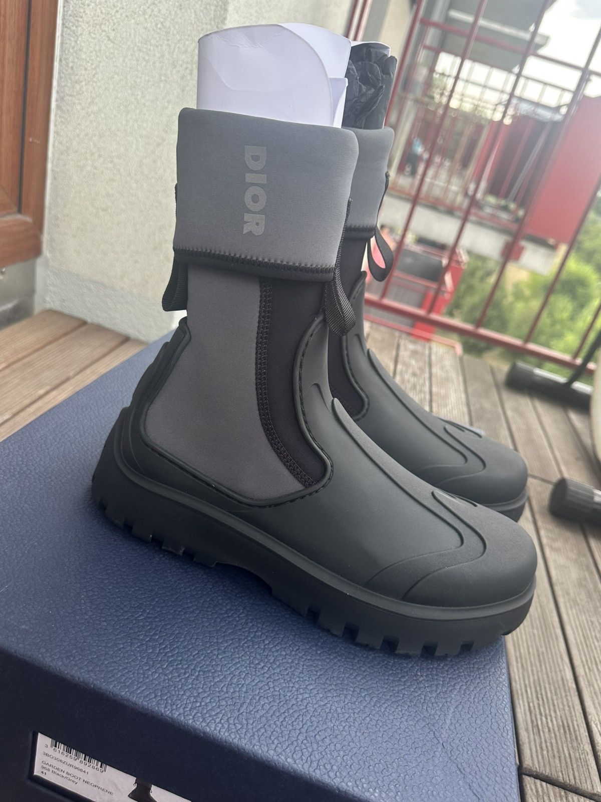 Dior Dior Garden Boot Neonprene Size US 8 / EU 41 - 1 Thumbnail