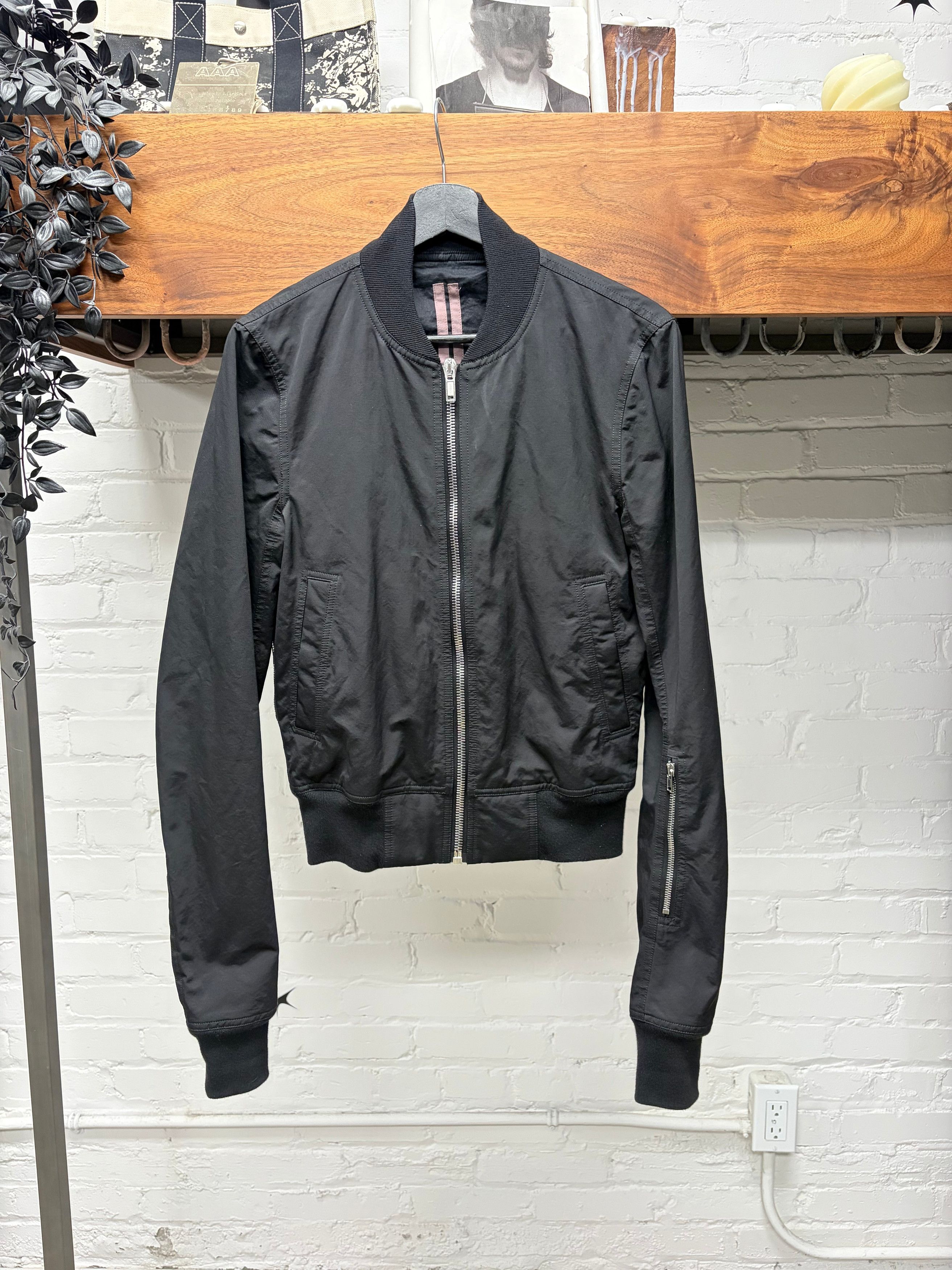 Rick Owens Rick Owens DRKSHDW Black Classic ‘Flight’ Bomber Jacket Size US S / EU 44-46 / 1 - 1 Thumbnail