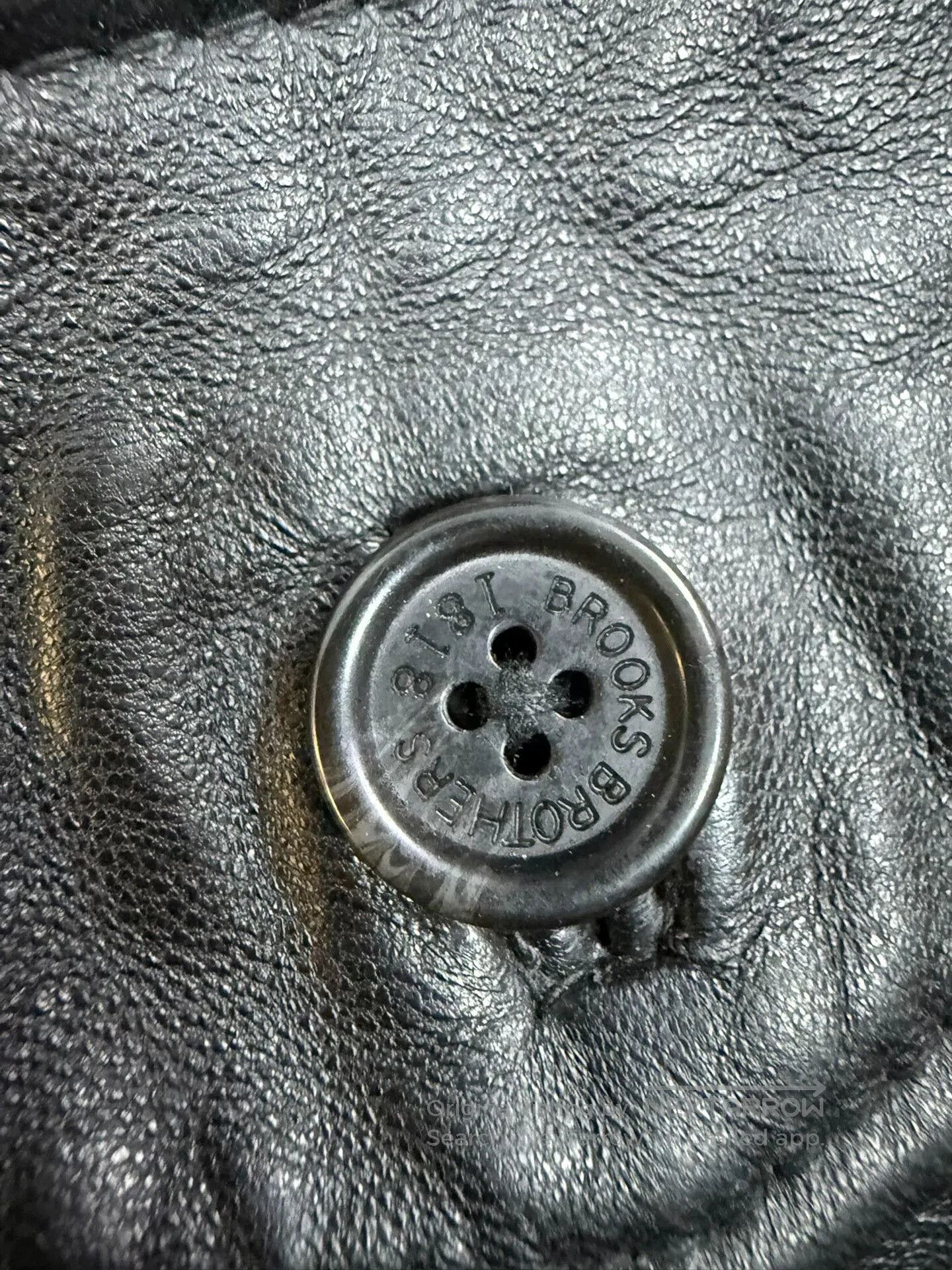 Brooks Brothers Brooks Brothers Men's Leather Jacket. Size US L / EU 52-54 / 3 - 6 Thumbnail