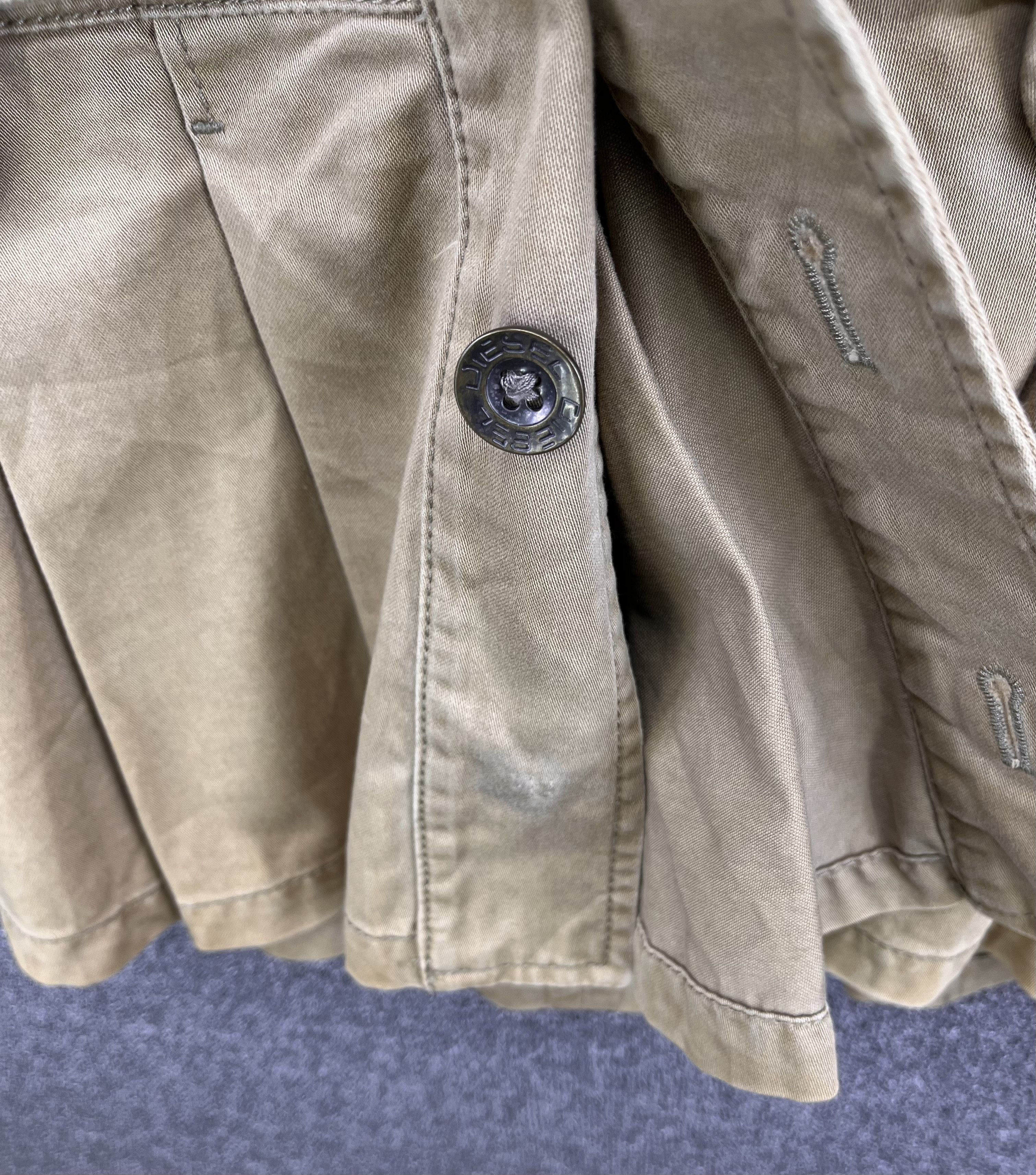 Diesel Vintage Diesel Hoodie Rare Punk Style Long Jacket Size M / US 6-8 / IT 42-44 - 16 Thumbnail