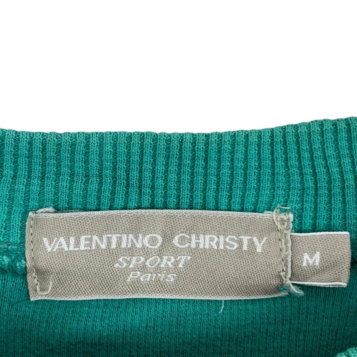 Vintage Vintage VALENTINO CHRISTY PARIS Embroidered Logo Sweatshirt Size M / US 6-8 / IT 42-44 - 6 Thumbnail