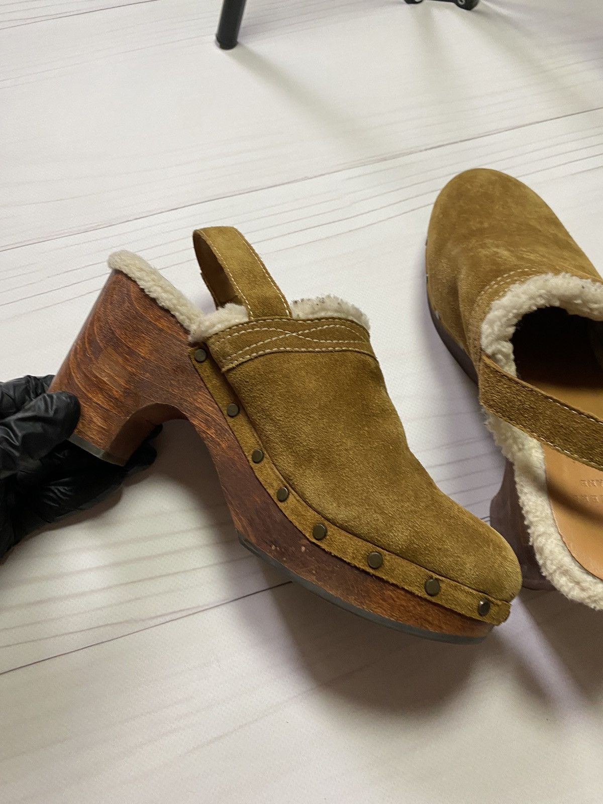 Sezane Sezane taylor suede clogs Size US 9 / IT 39 - 9 Thumbnail