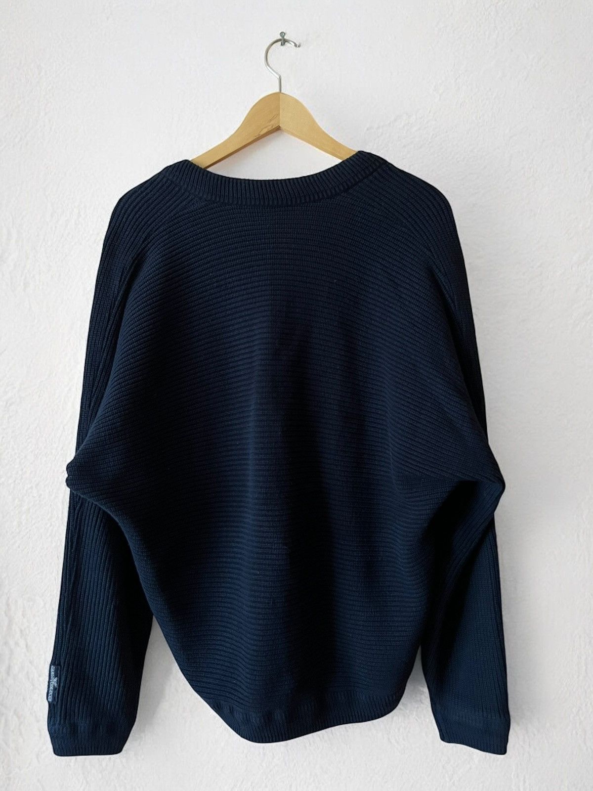 CARLO COLUCCI HEAVY KNIT CARDIGAN SWEATER AVANT GARDE y2k