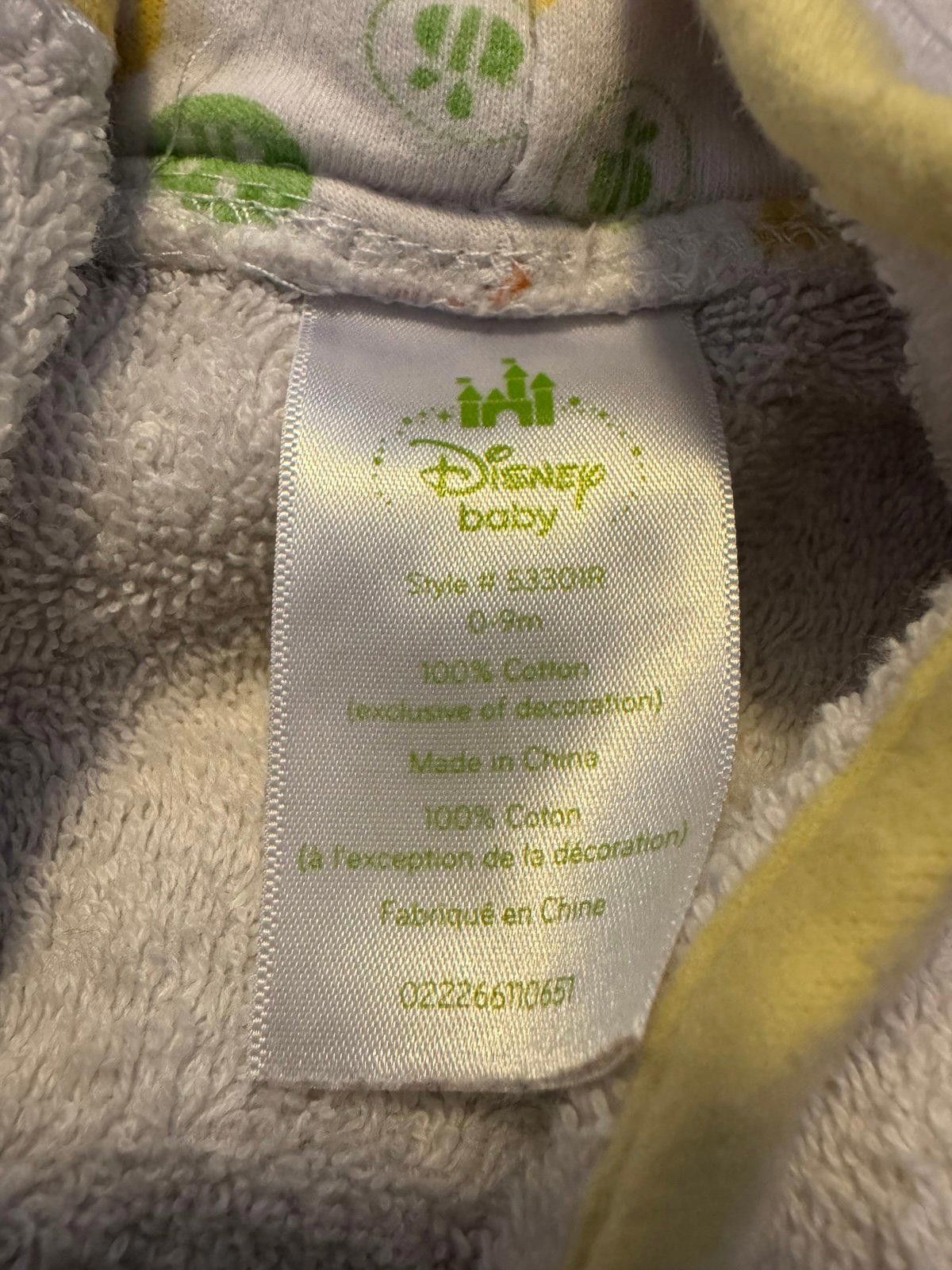 Designer Disney Pooh Hooded Towel 0-9 Month Size ONE SIZE - 3 Thumbnail