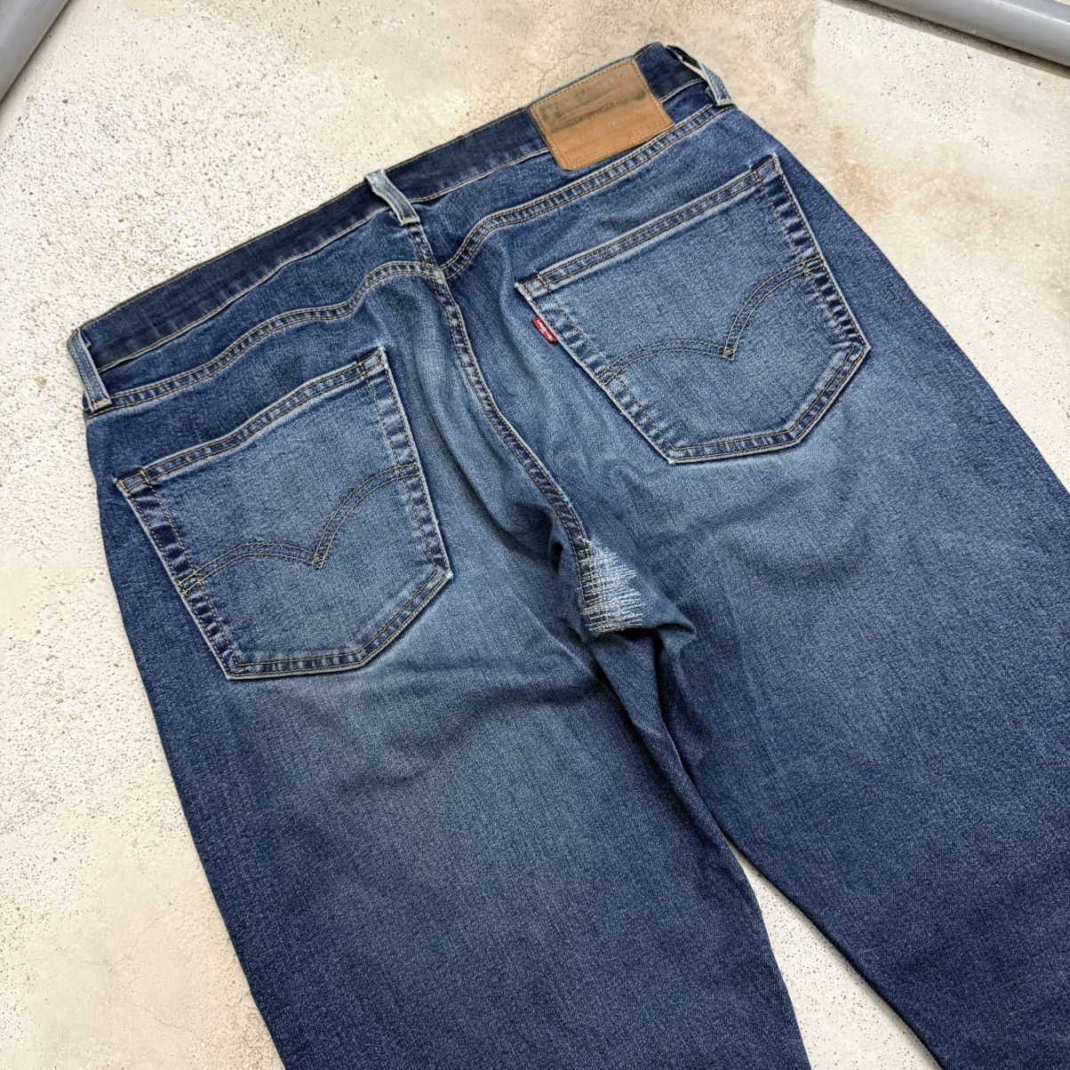 Levi's Levis 502 Big E Repro Stretch Warm Denim Chainstich Pants Size US 33 - 10 Thumbnail