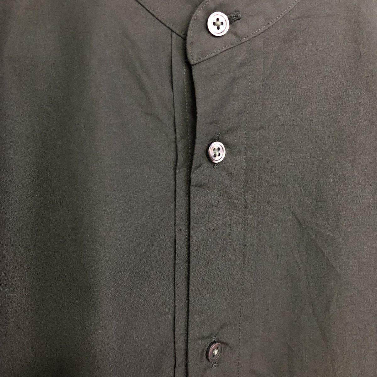 Japanese Brand Jill Sander X Uniqlo Stand Collar Designer Button Shirt Size US M / EU 48-50 / 2 - 6 Thumbnail