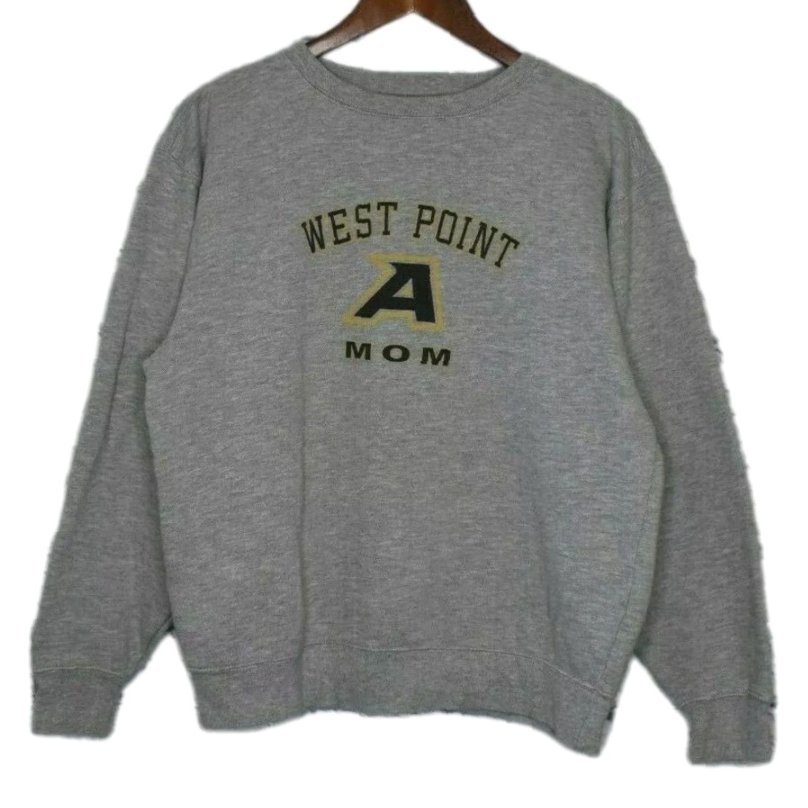 Jansport VINTAGE Jansport West Point Mom Sweatshirt Pullover Size Medium Gray Size M / US 6-8 / IT 42-44 - 2 Thumbnail